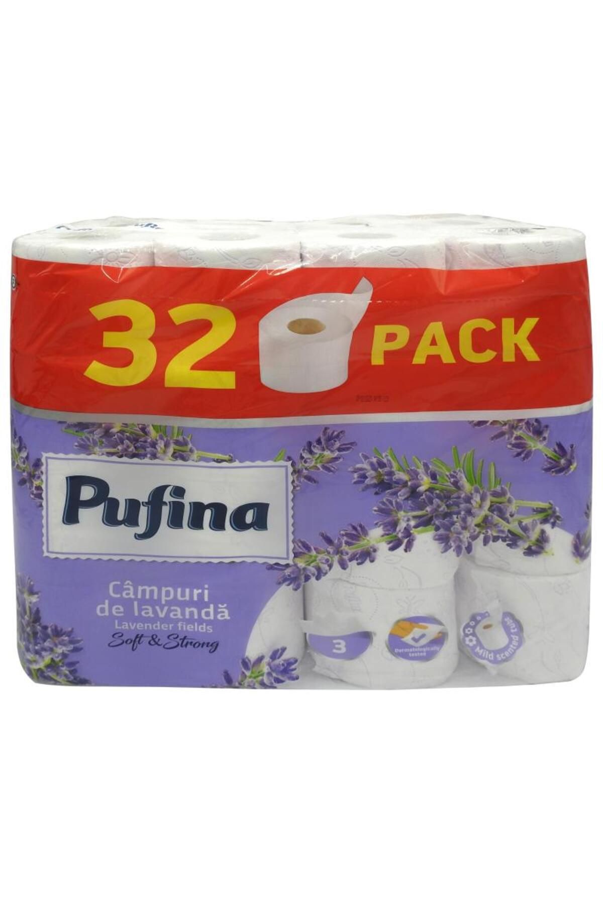 PUFINA Hartie Igienica 32buc 3straturi Lavanda - One Size