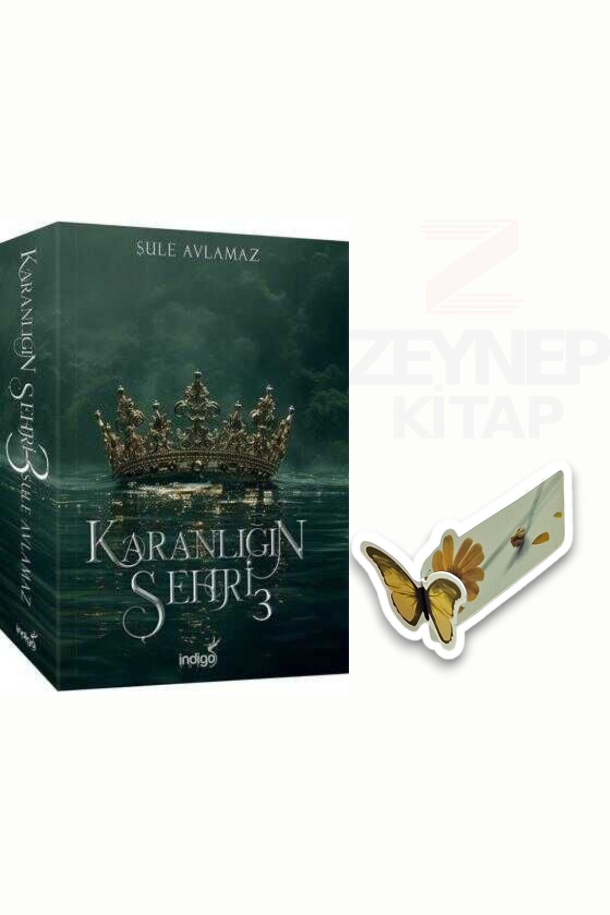 İndigo Kitap Karanlığın Şehri 3(KARTONKAPAK)(Özel Tasarım Kelebek Ayraç Hediye)
