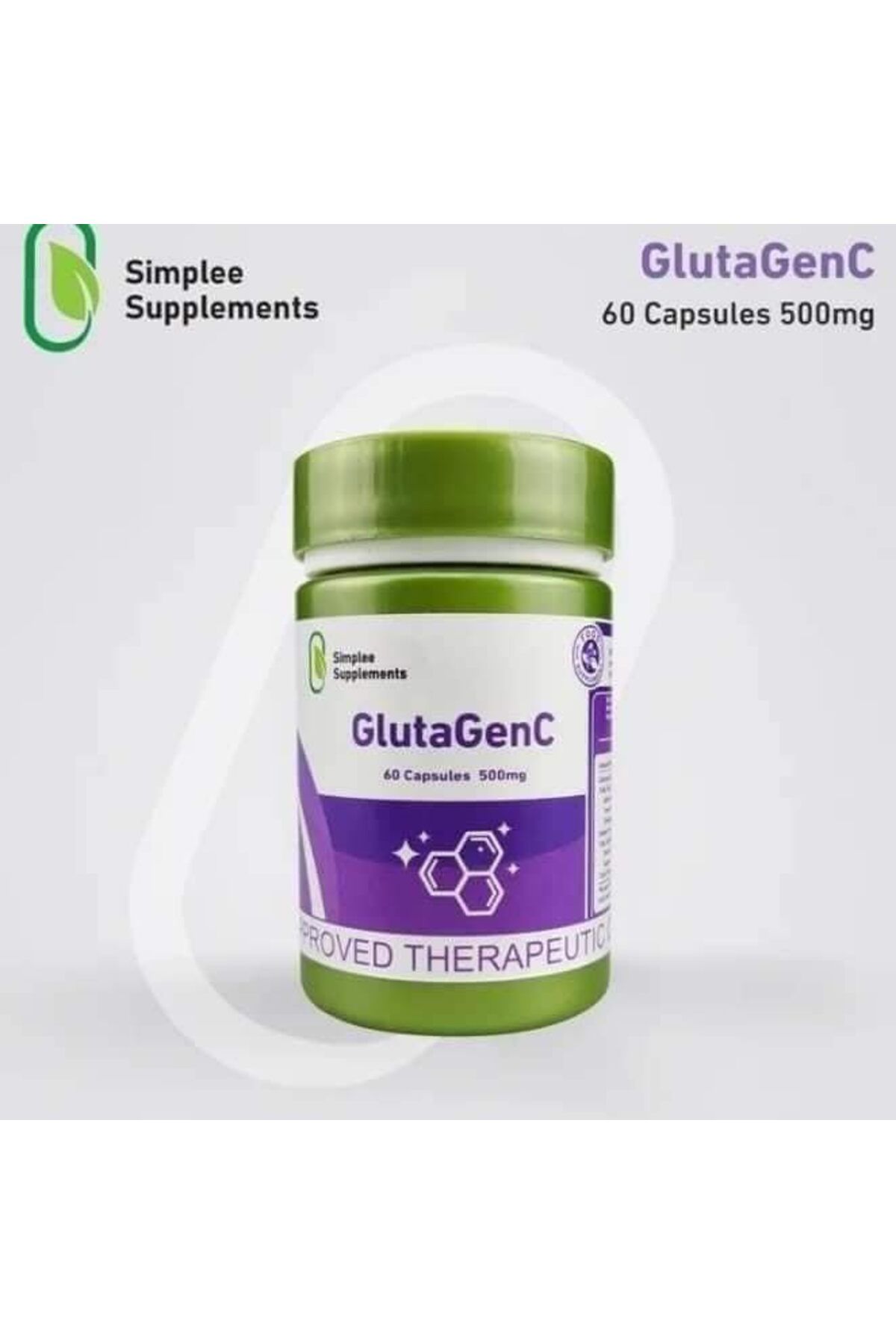 GENÇ-Gluta GenC Glutathione Capsules - 60 Count 3