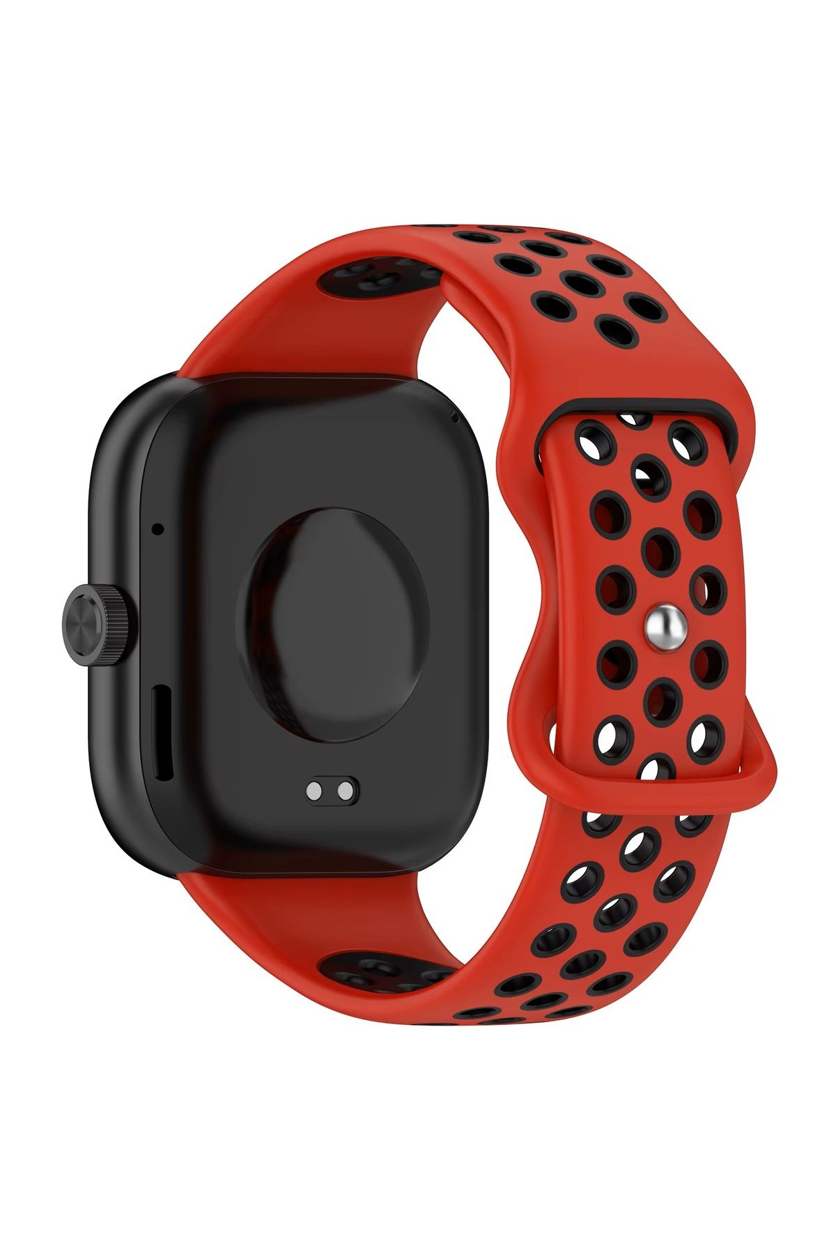 Dmay Redmi Watch 4 Uyumlu Delikli Yumuşak Silikon Kordon Kayış