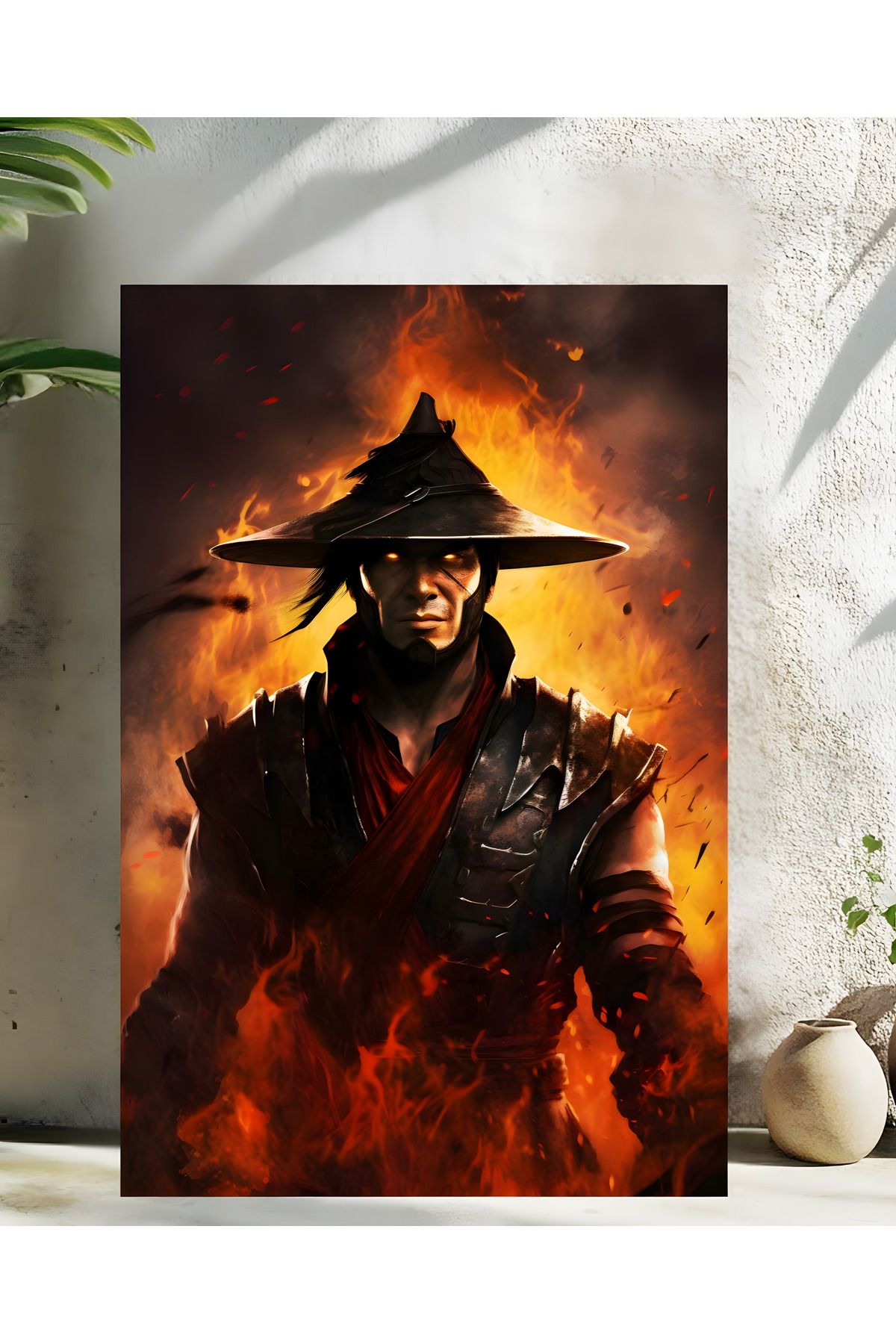 Levhane Raiden – UltraHD Mortal Kombat Karakter Metal Tablo