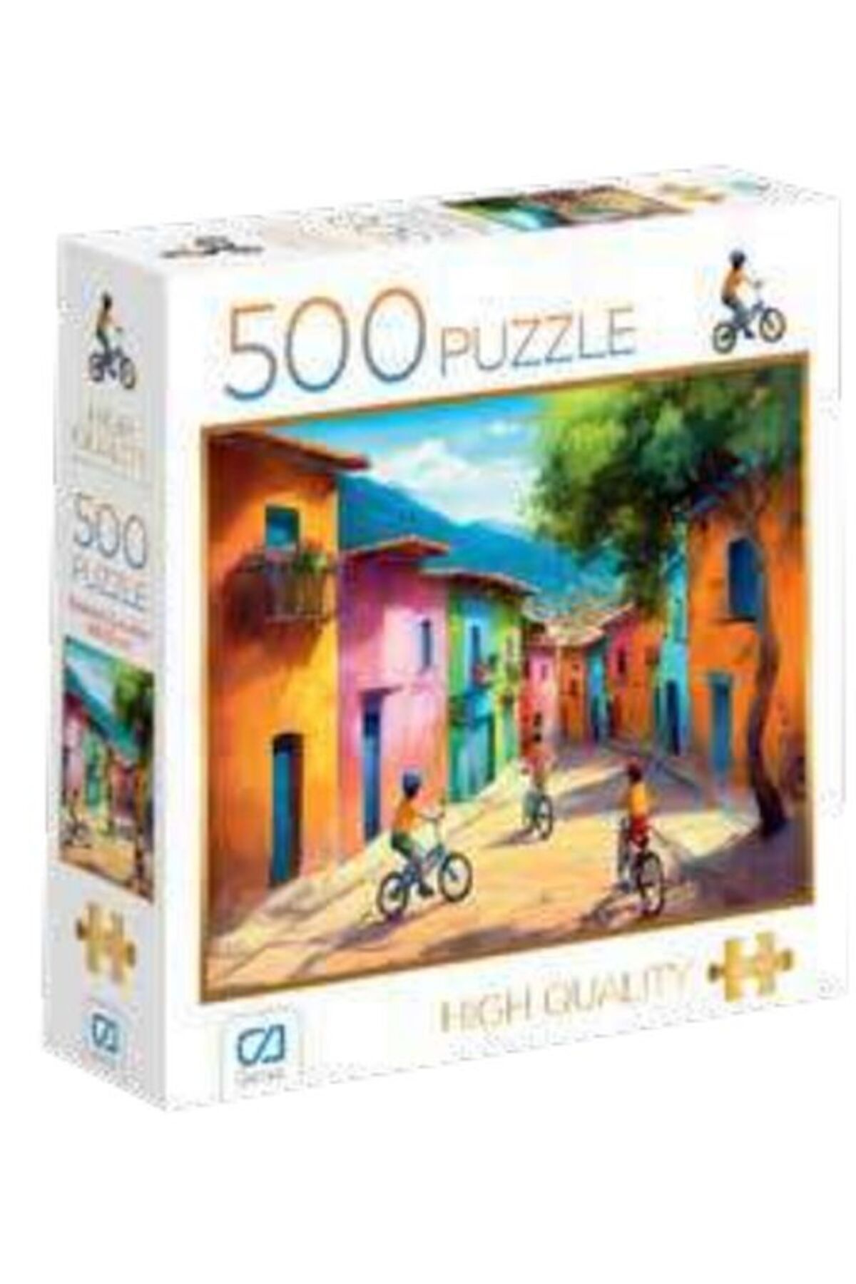 CA Games Bisikletli Çocuklar Puzzle 500