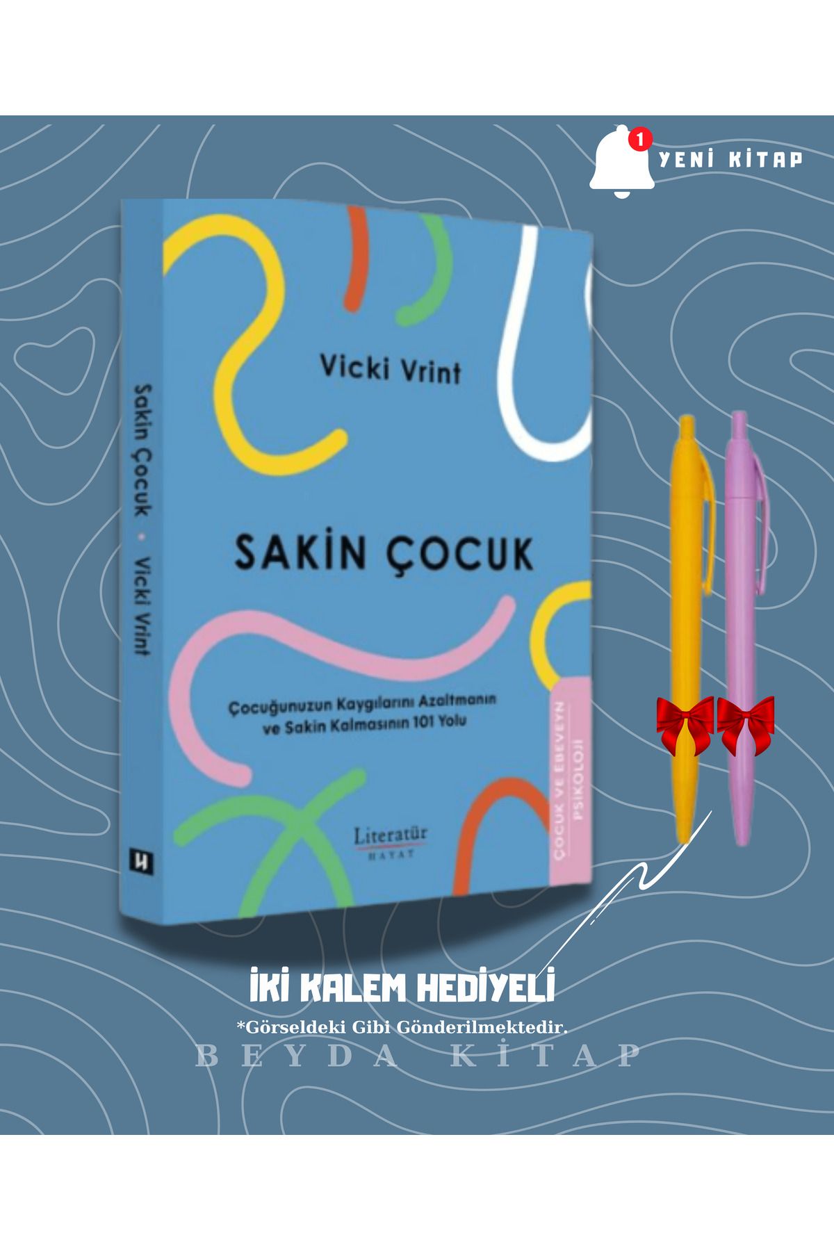 Kronik Kitap Sakin Çocuk - Vicki Vrint - İki Kalem Hediyeli - Yeni Kitap - Ücretsiz Kargo