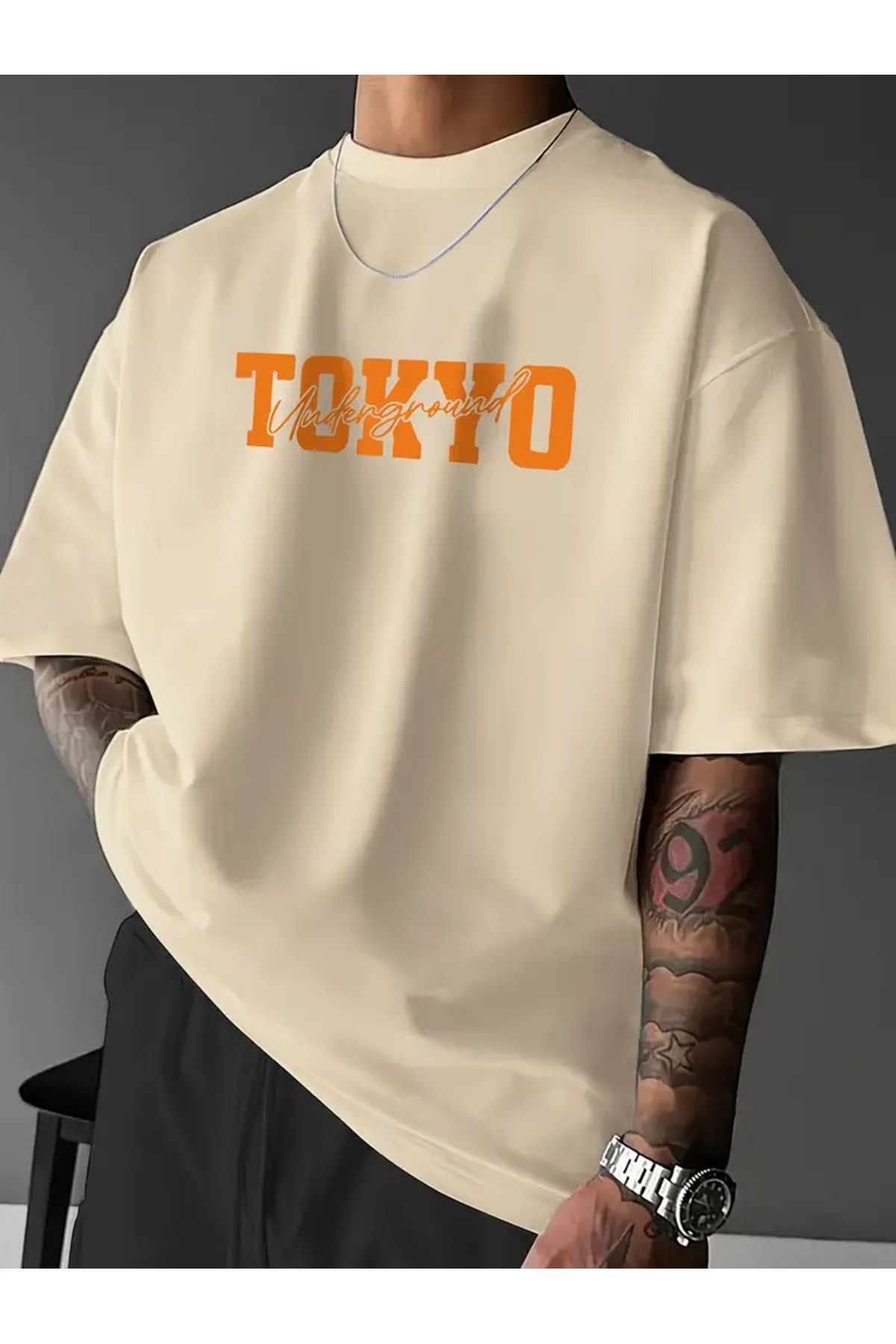 bellanova Erkekler için Desenli Kısa Kollu Spor T-Shirt - Rahat Yuvarlak Yaka Kısa Kollu