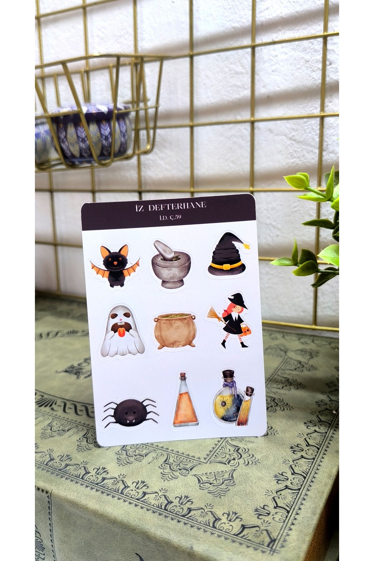 İZ DEFTERHANE Sihirli Çıkartma Sticker (Ajanda defter ve planlayıcılar için uygundur)