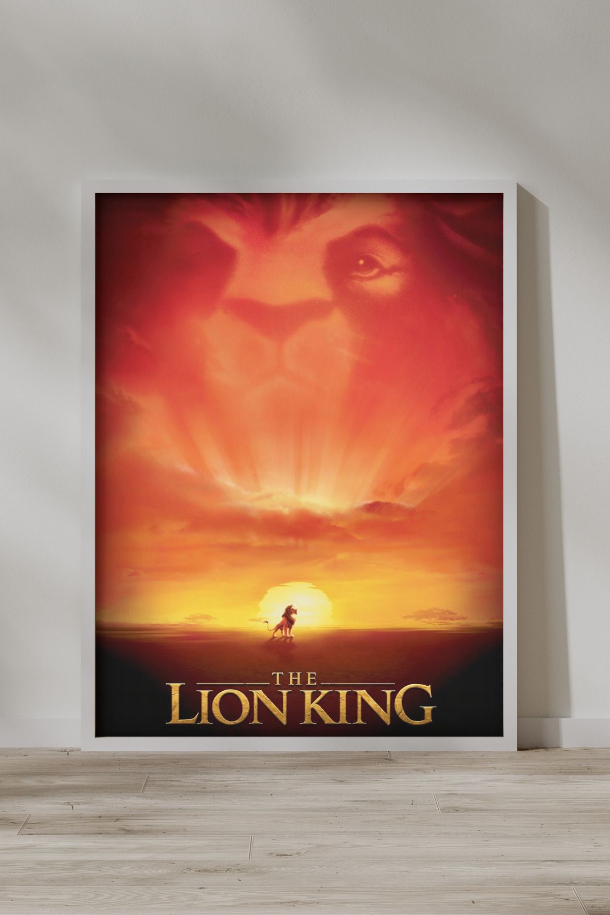FGHGF Lion King Seri 003 Çerçevesiz Poster & Duvar Tablosu