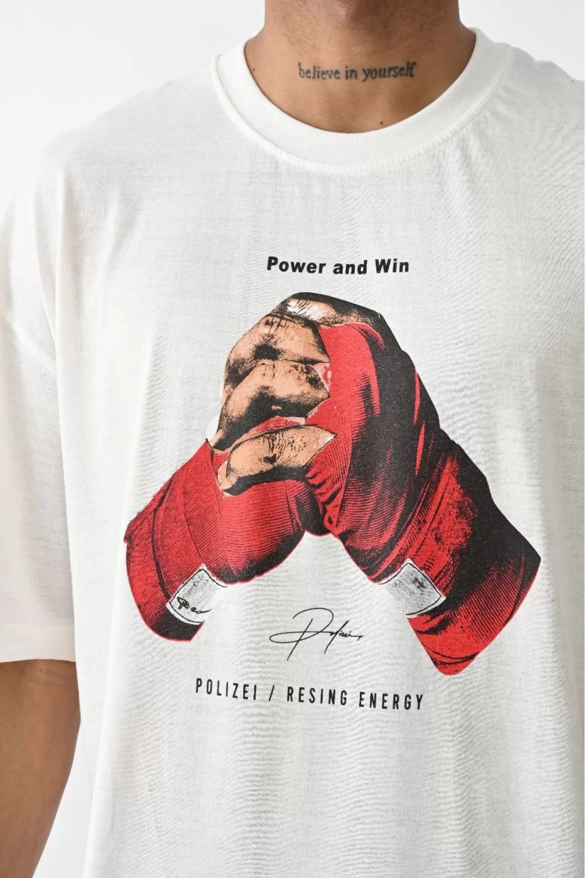 İndigo Park Erkek Tişört Unisex Baskılı Oversize T-Shirt