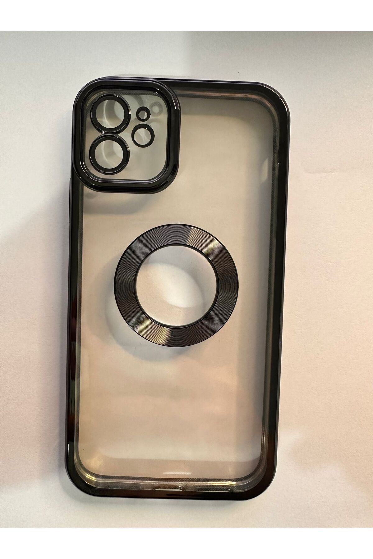 İZMİR ÖZER TEKNOLOJİ IPHONE 11 KILIF ŞEFFAF KENARLARI SİYAH