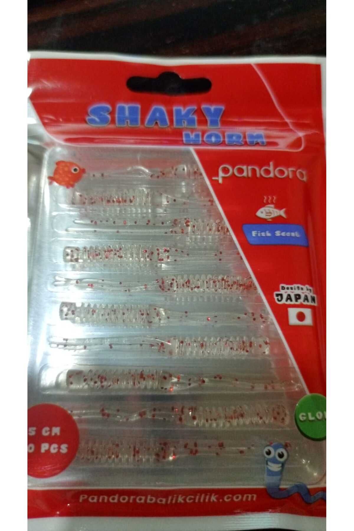 PANDORA BALIKÇILIK SHAKY WORM WHITE GLOW
