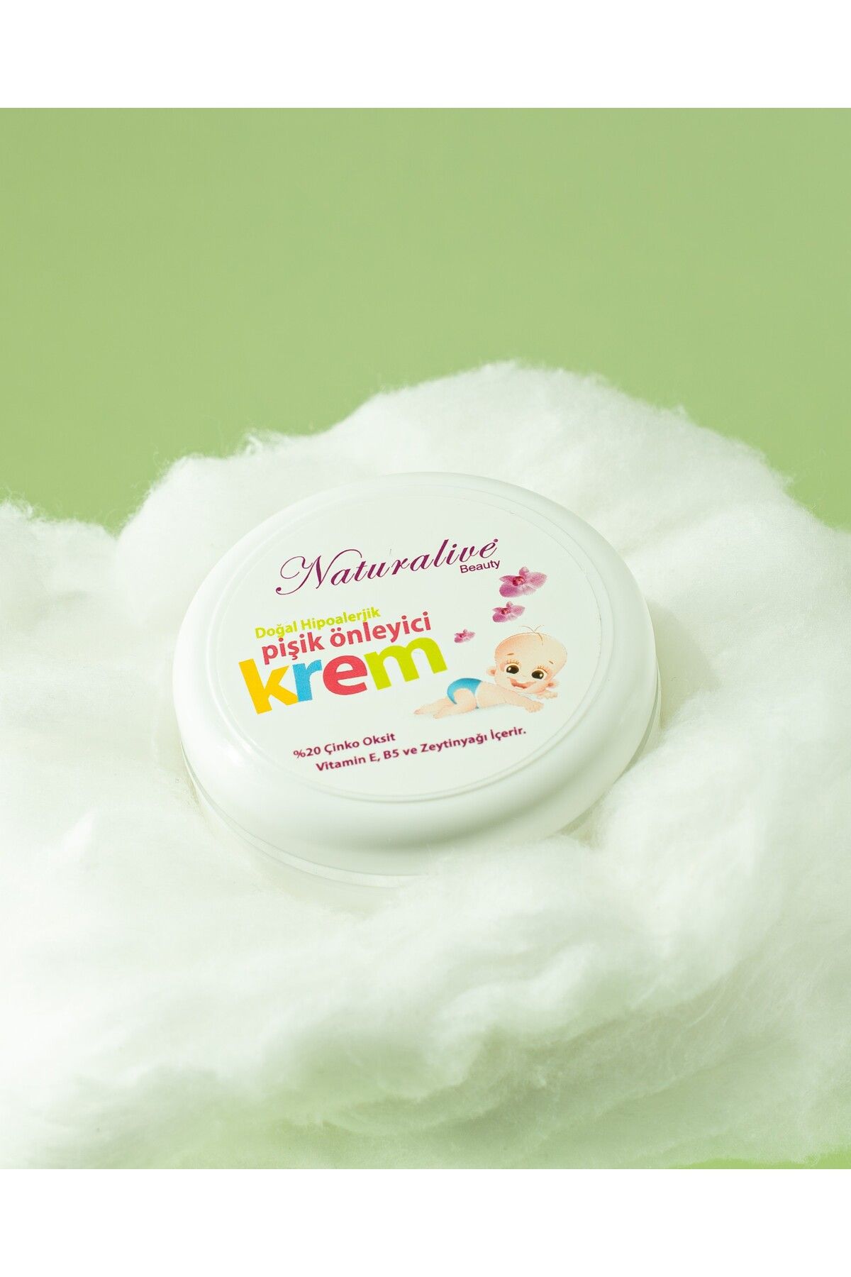 naturalive Pişik Kremi 50 gr Doğal Bebek Yerli Üretim