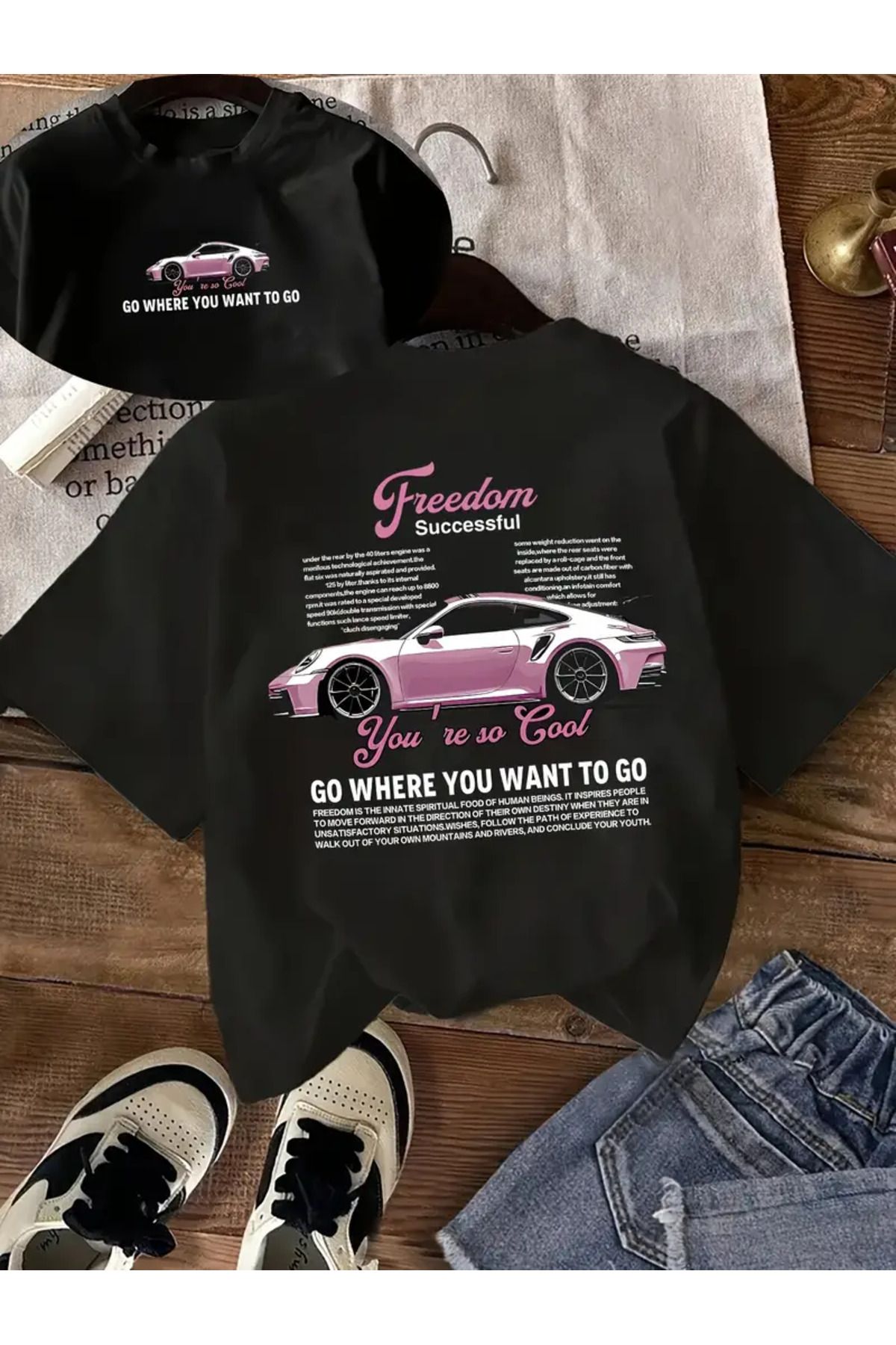 bellanova Erkekler için Desenli Kısa Kollu Spor T-Shirt - Rahat Yuvarlak Yaka Kısa Kollu