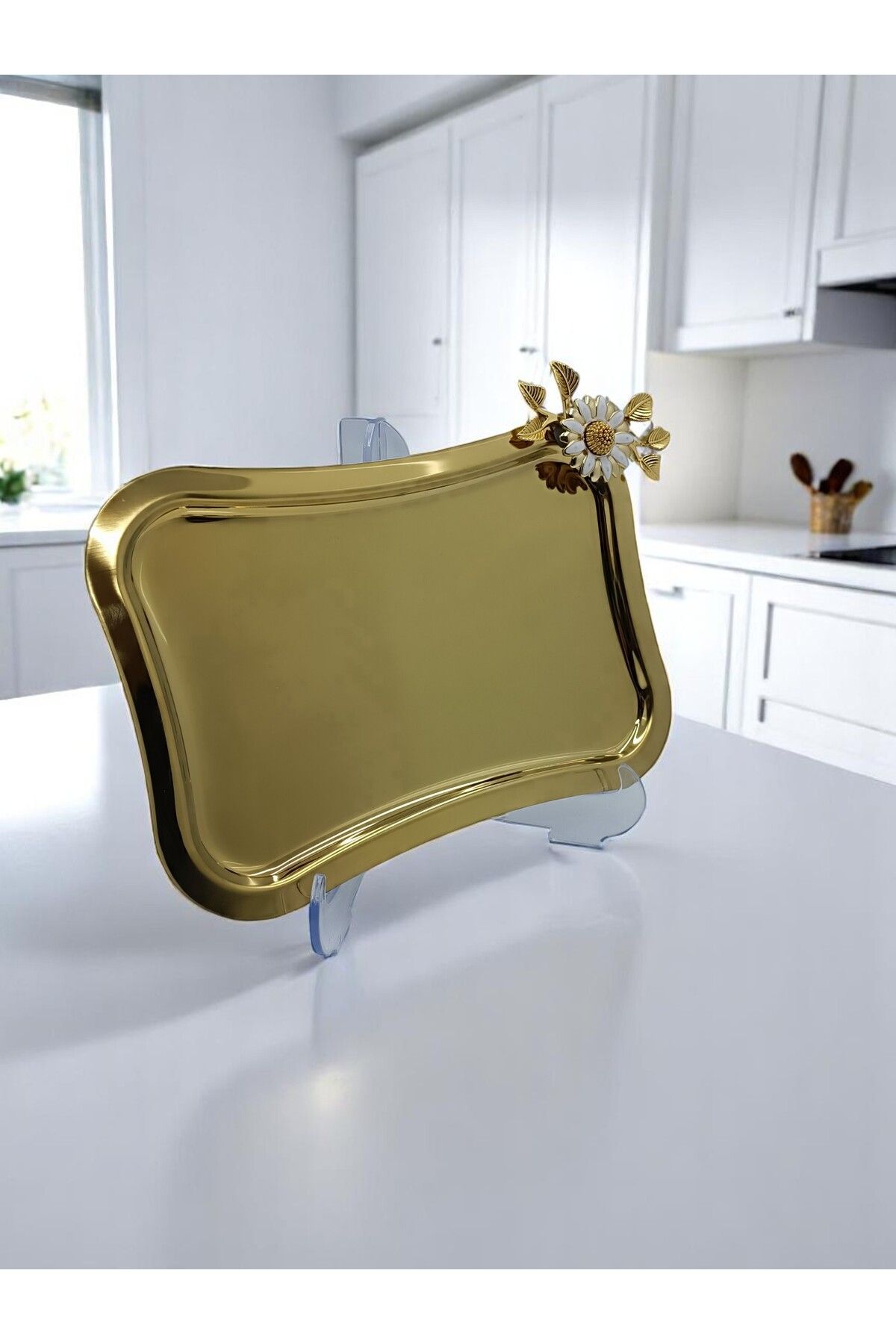 LeylArt Home SUNUMLUK METAL TEPSİ