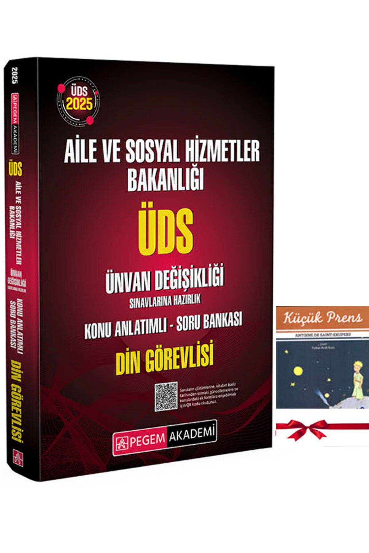 Pegem Akademi Yayıncılık 2025 ÜDS Aile ve Sosyal Hizmetler Bakanlığı DİN GÖREVLİSİ Ünvan Değişikliği Sınavına Hazırlık Kitabı