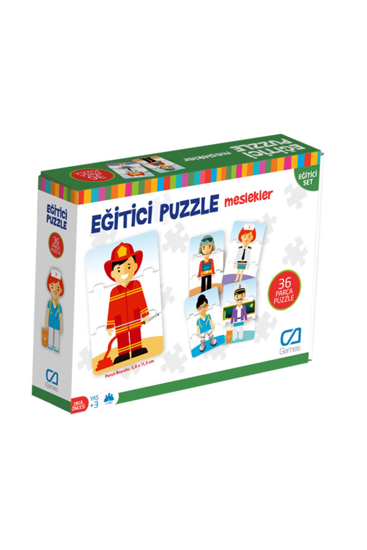 CA Games Eğitici Puzzle - Meslekler