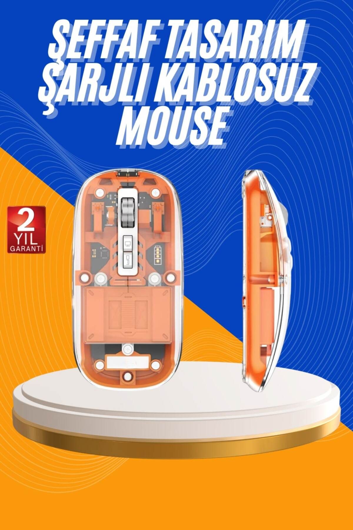 SAYARMARKT Sessiz tıklama deneyimi PG 9010 kablosuz mouse’ta