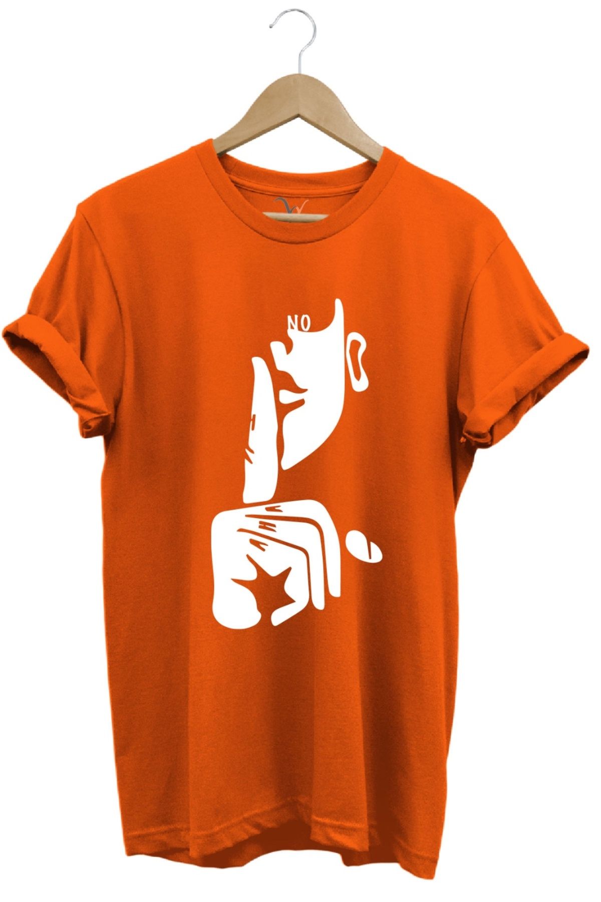MODA Sokak Stiline Uygun Grafik Desenli Unisex %100 Pamuk Bisiklet Yaka Basic T-shirt