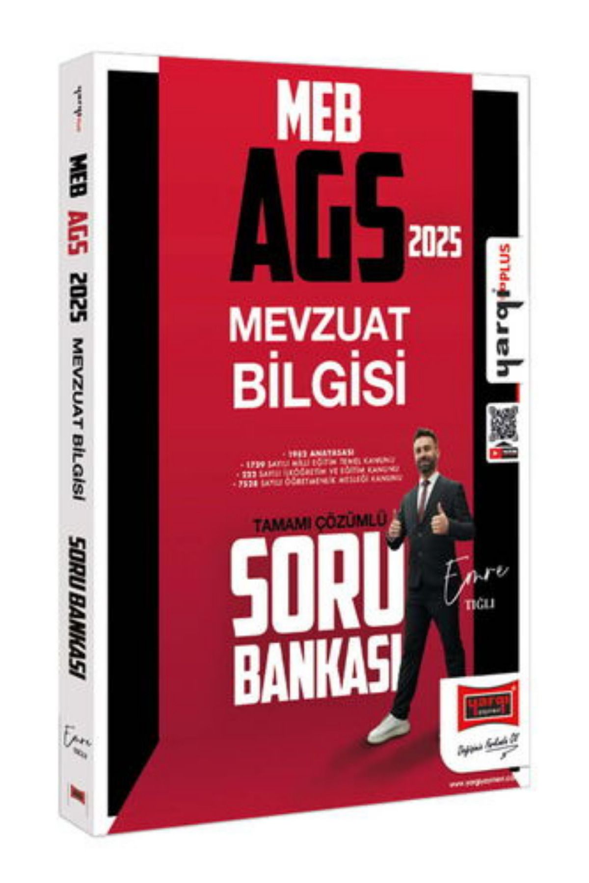 Yargı Yayınları 2025 MEB-AGS Mevzuat Bilgisi Tamamı Çözümlü Soru Bankası-Emre Tığlı-YEP YENİ