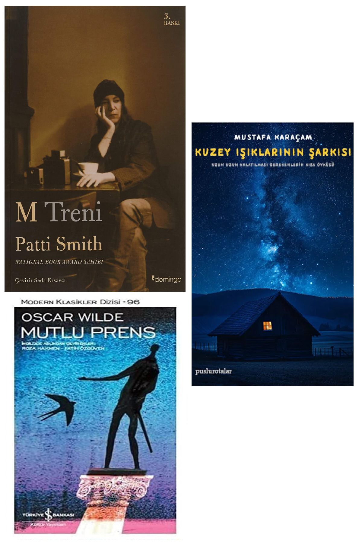TÜRKİYE İŞ BANKASI KÜLTÜR YAYINLARI M Treni - Patti Smith + Mutlu Prens + Kuzey Işıklarının Şarkısı