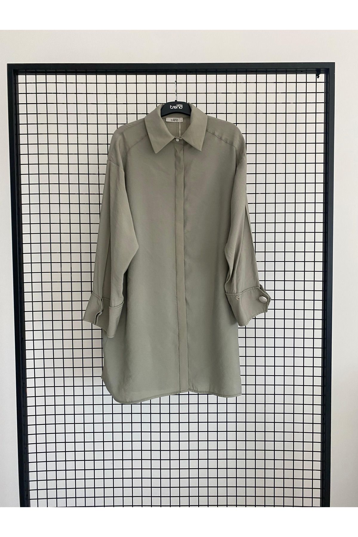 Armine Gizli Düğmeli Tunik MODAAYKA 25DSB4106