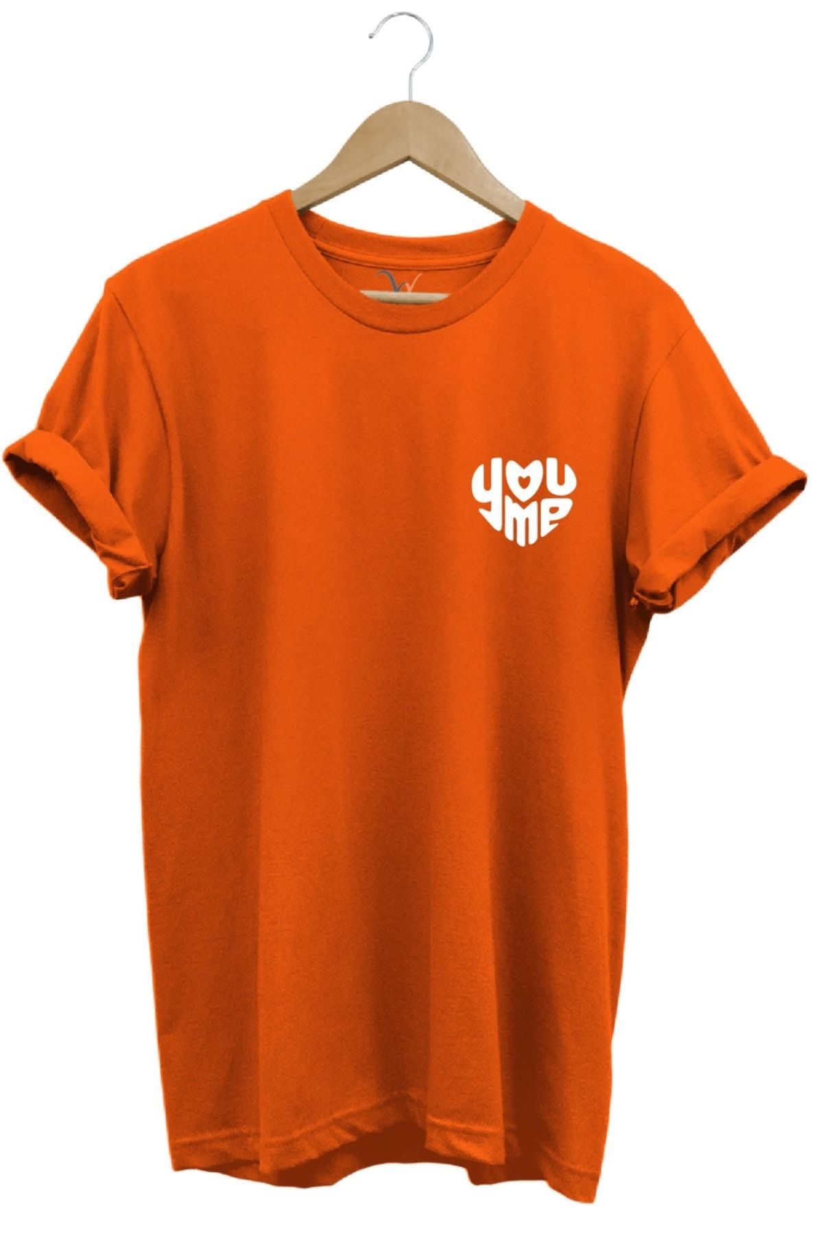 MODA Minimalist Unisex %100 Pamuk Bisiklet Yaka Basic T-shirt