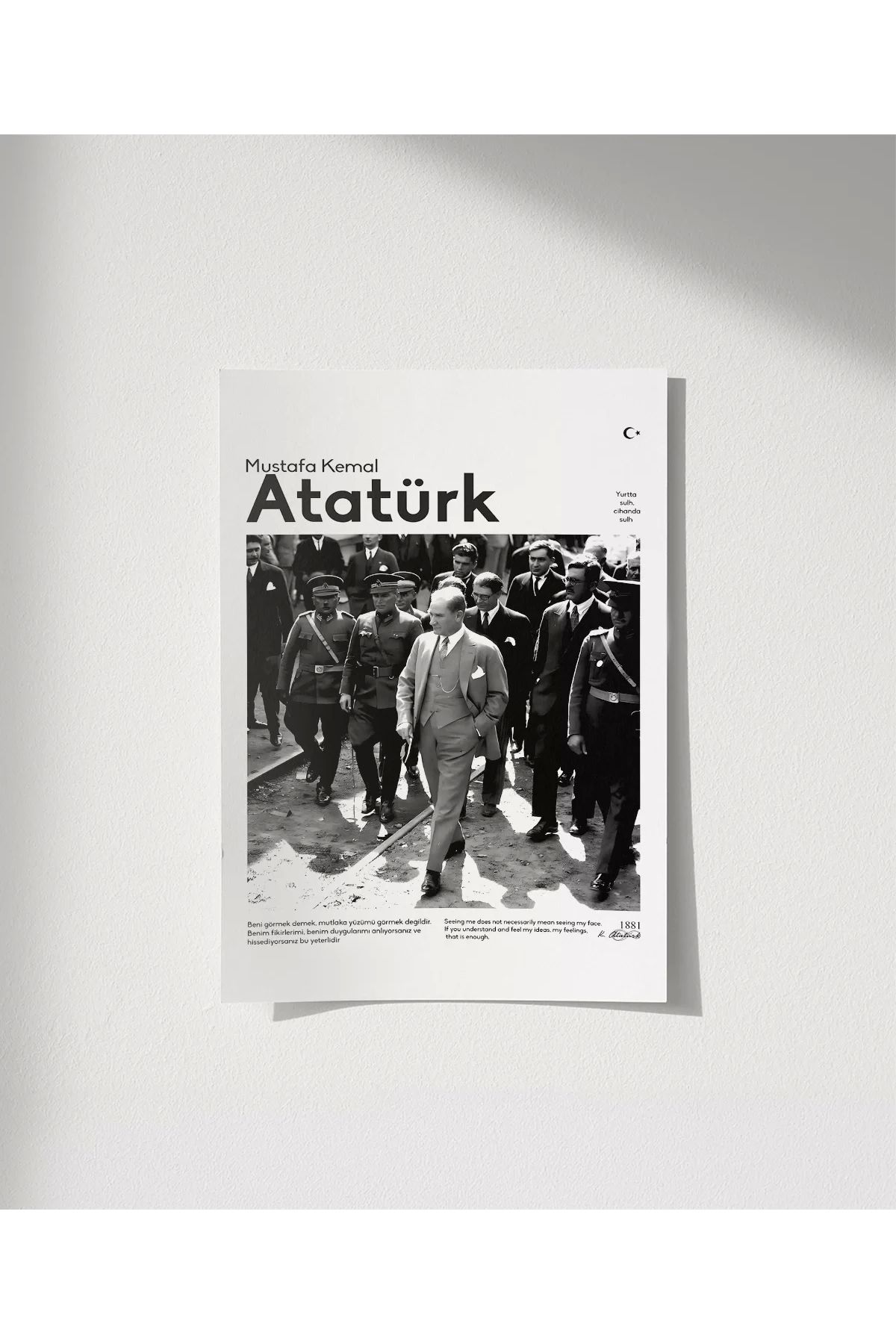 VOGLOO Çerçevesiz Poster Devrimin Ayak Sesleri