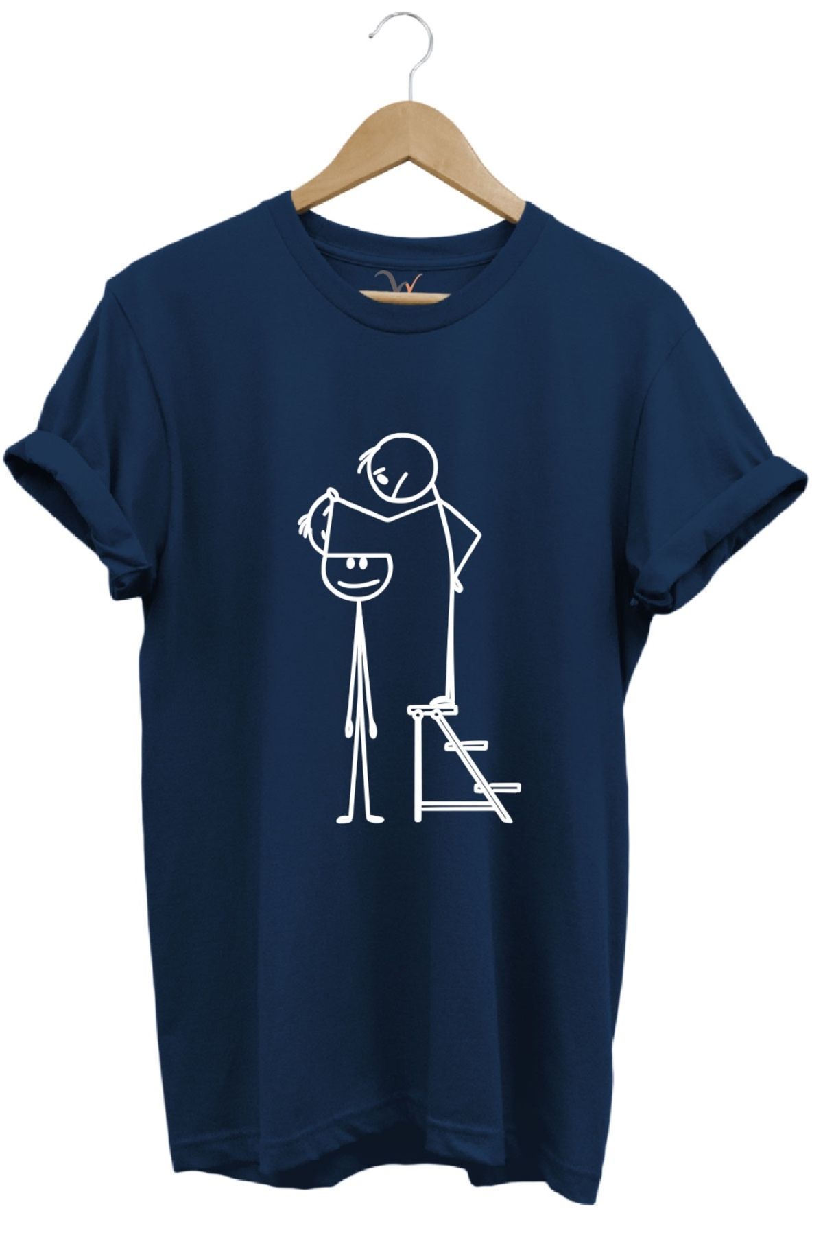 onsrawear Unisex İllüstrasyon Baskılı Günlük %100 Pamuk T-Shirt