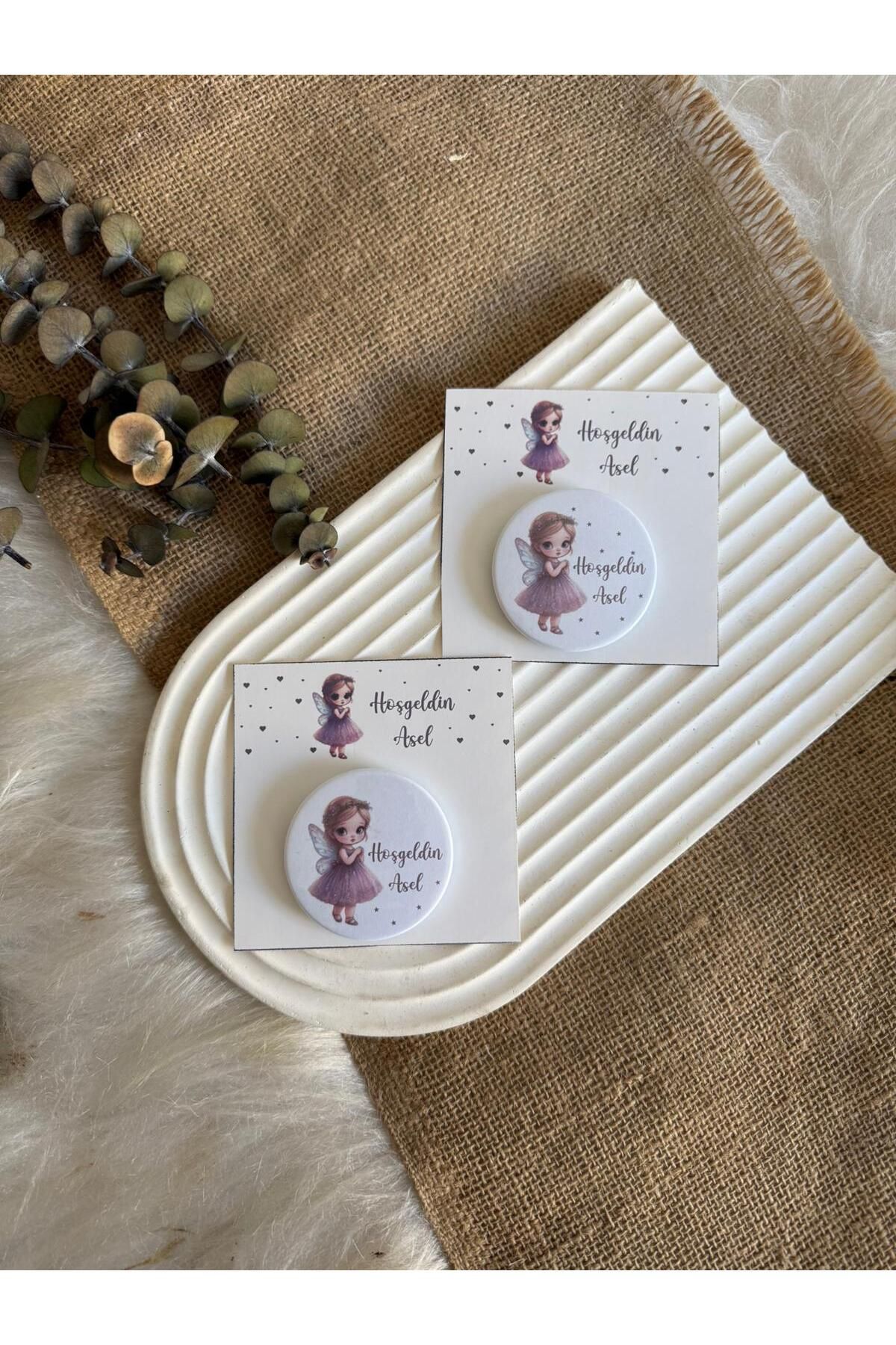 Karudesignn 10 Adet Bebek Hediyelik Açacak Magnet