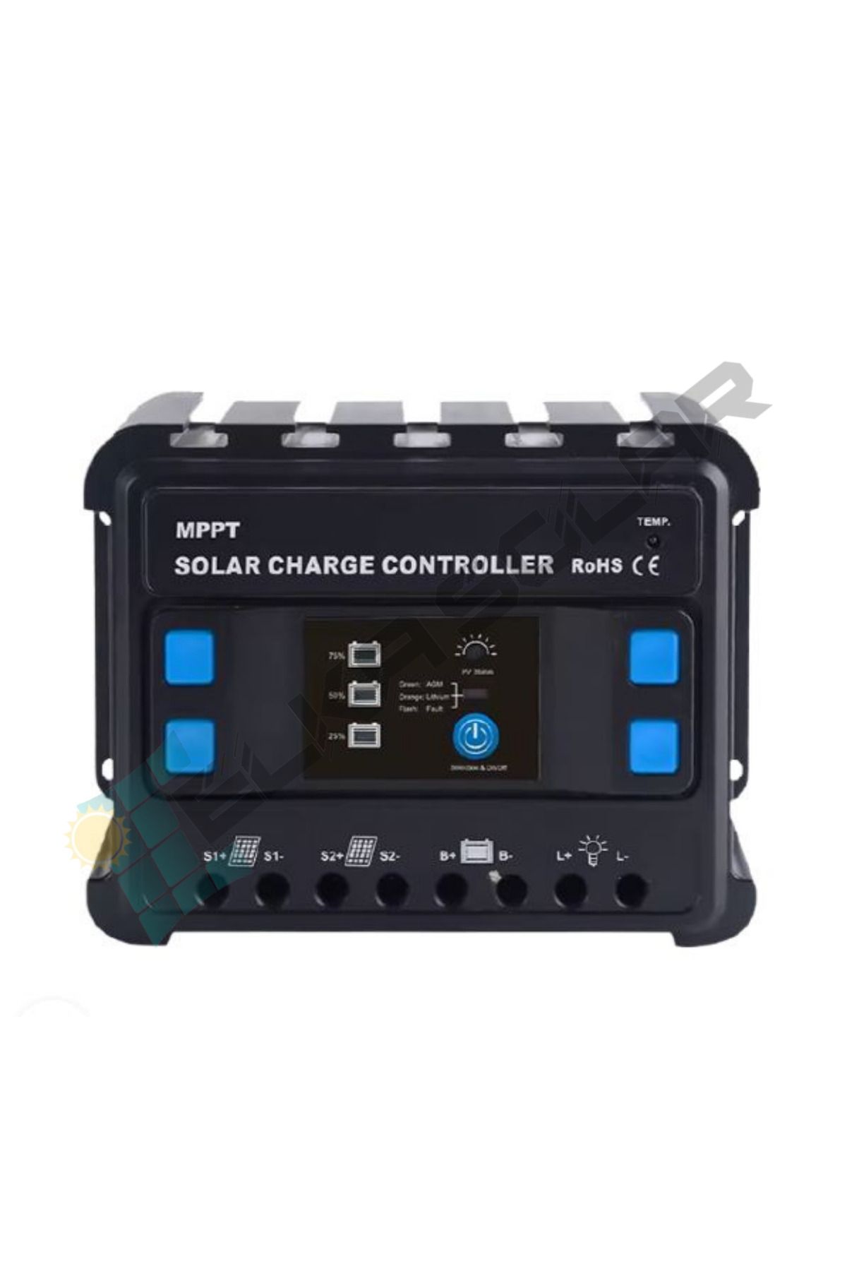 Exelon ELKA MPPT'Lİ ŞARJ KONTROL CİHAZI 12/24V 40 Ah