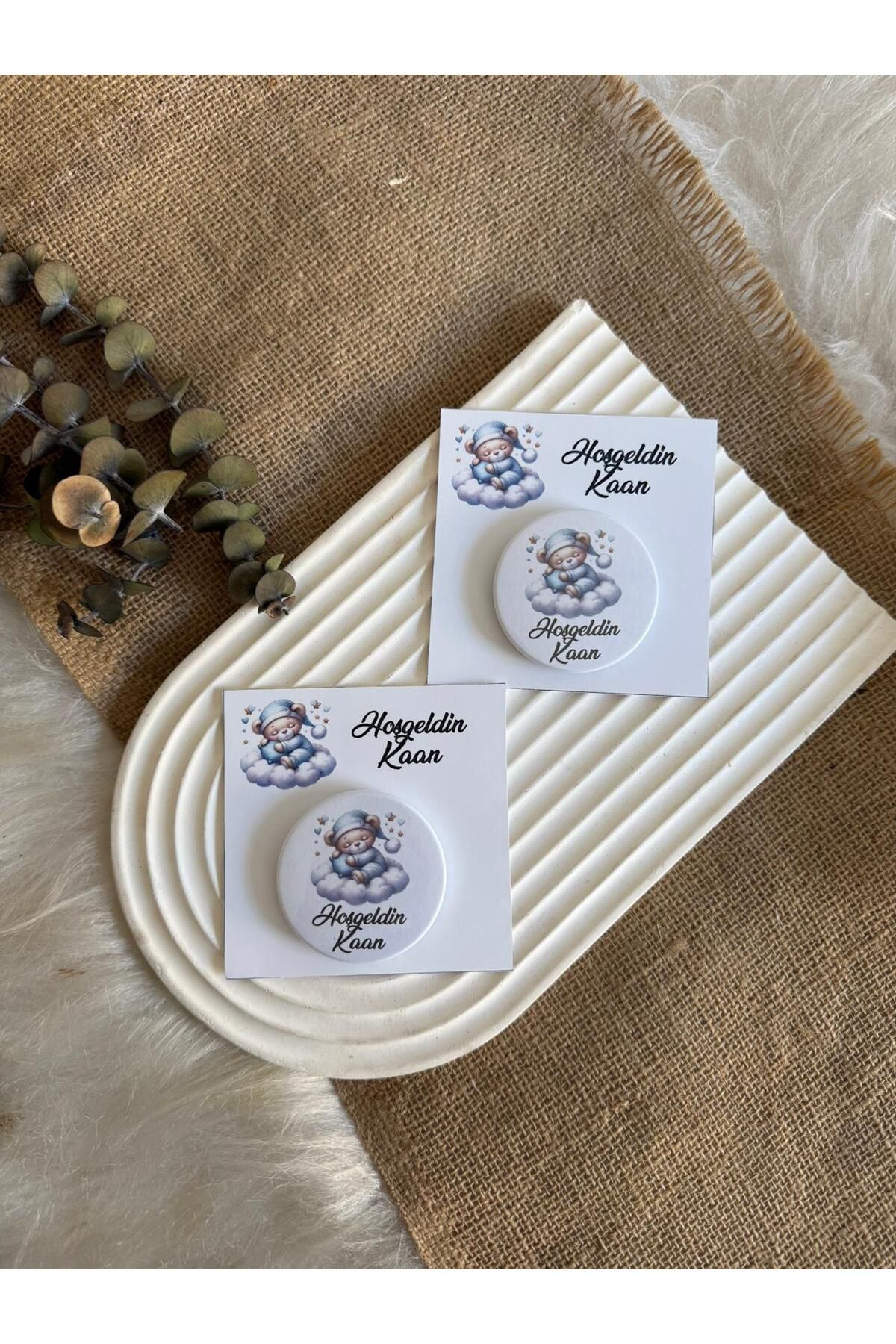 Karudesignn 10 Adet Bebek Hediyelik Açacak Magnet