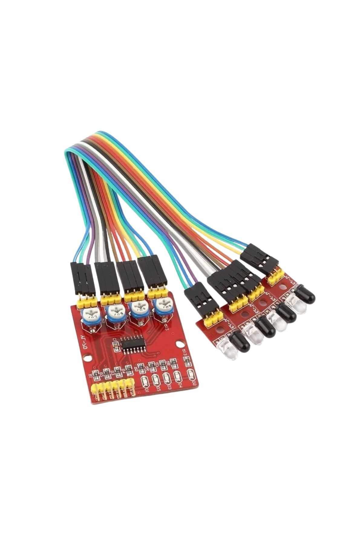 Fapatech 4'lü Çizgi Izleyen Sensör Seti - 4 Way Tracking Module