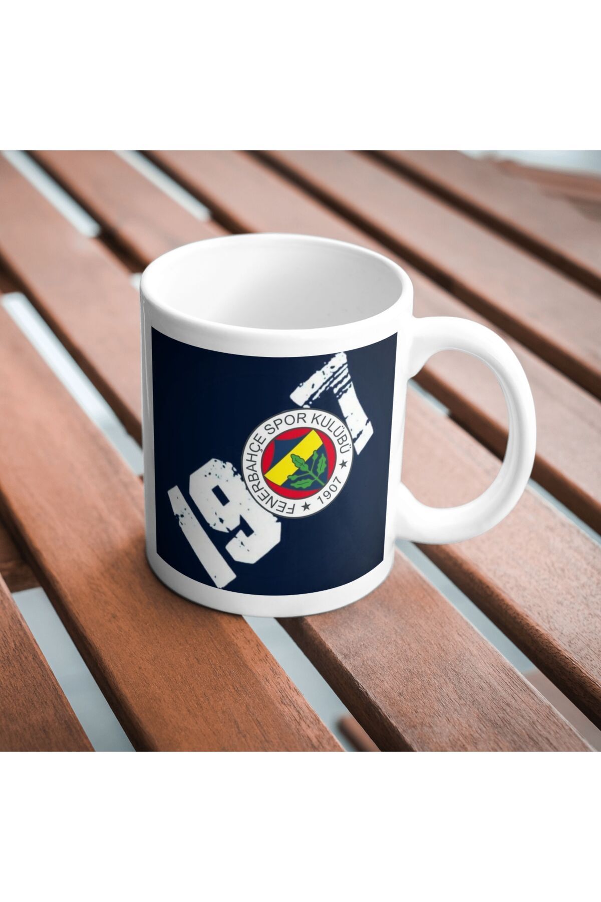 freyja design taraftar baskılı çift taraflı kupa bardak