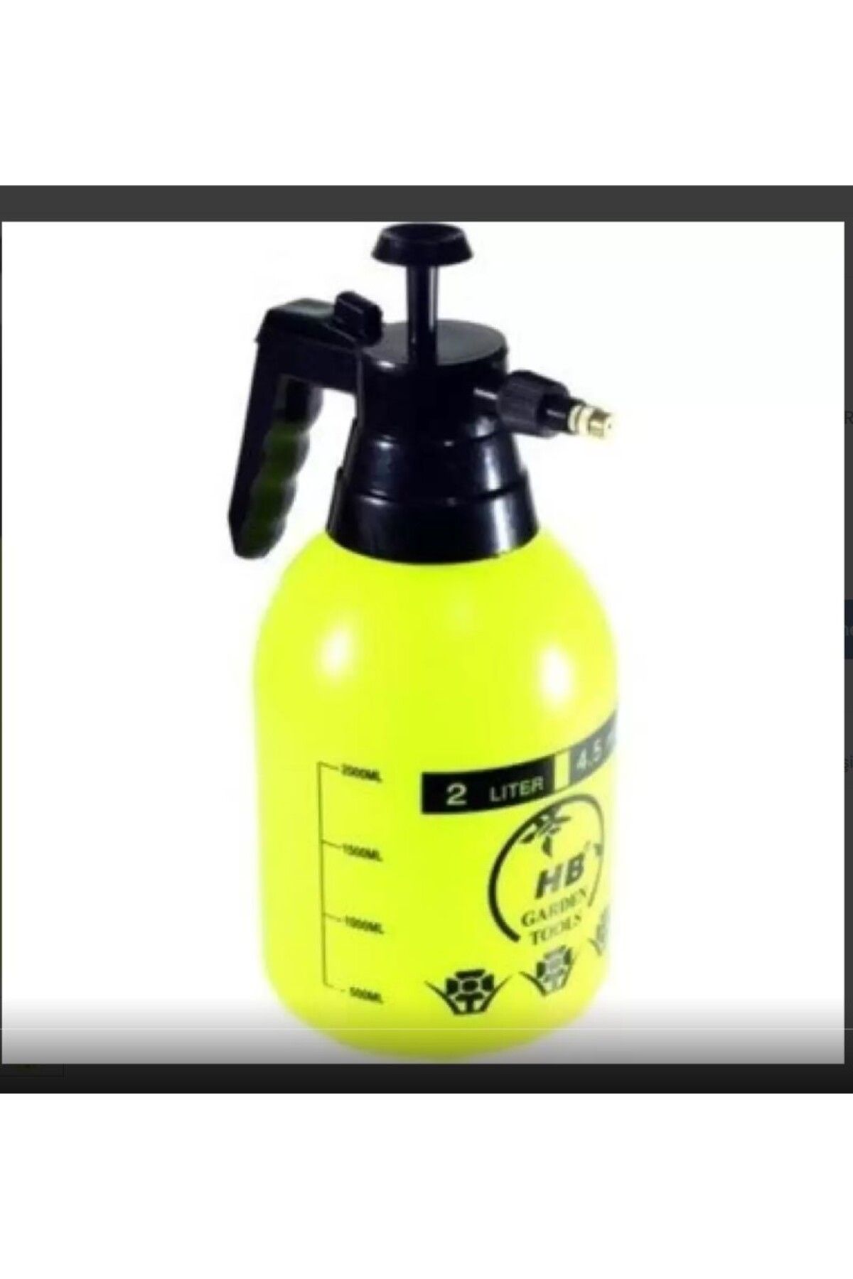 KL HOME 2 Litre Fıs Fıs Pompa Bahçe Çiçek - ilaçlama Sulama Dezenfektan Klima Temizlik