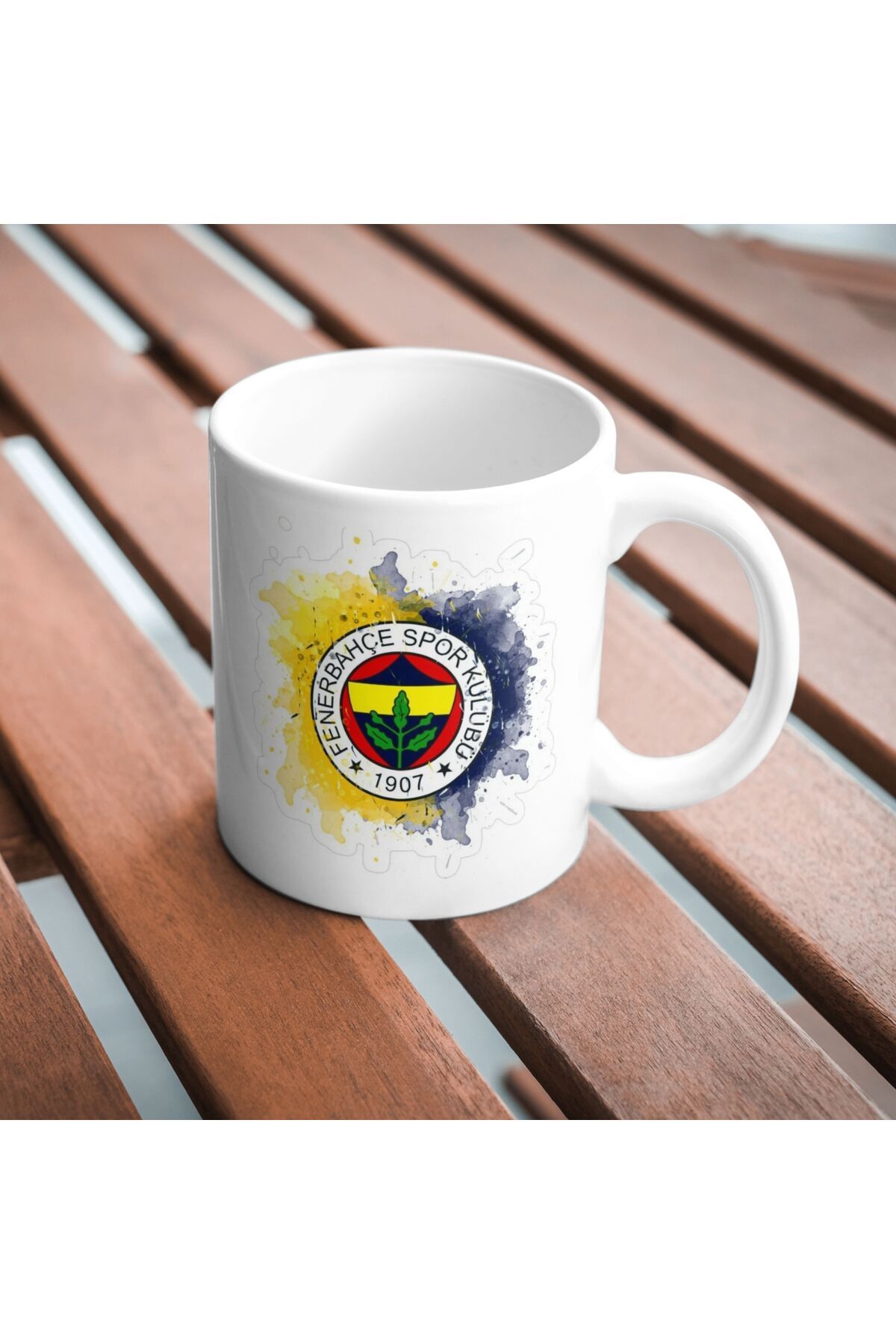 freyja design taraftar baskılı çift taraflı kupa bardak