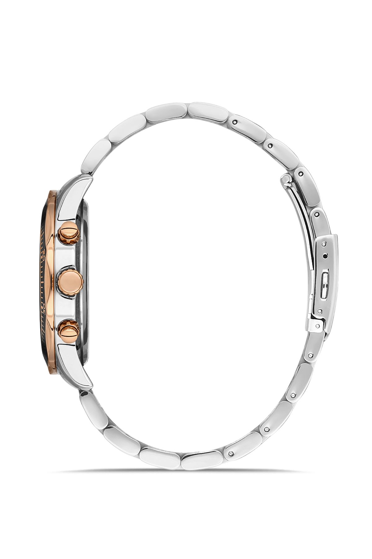 DAVID GUNER-Rose White Coated Brown Dial Men's Wristwatch Dg-8419Ga-E6 3
