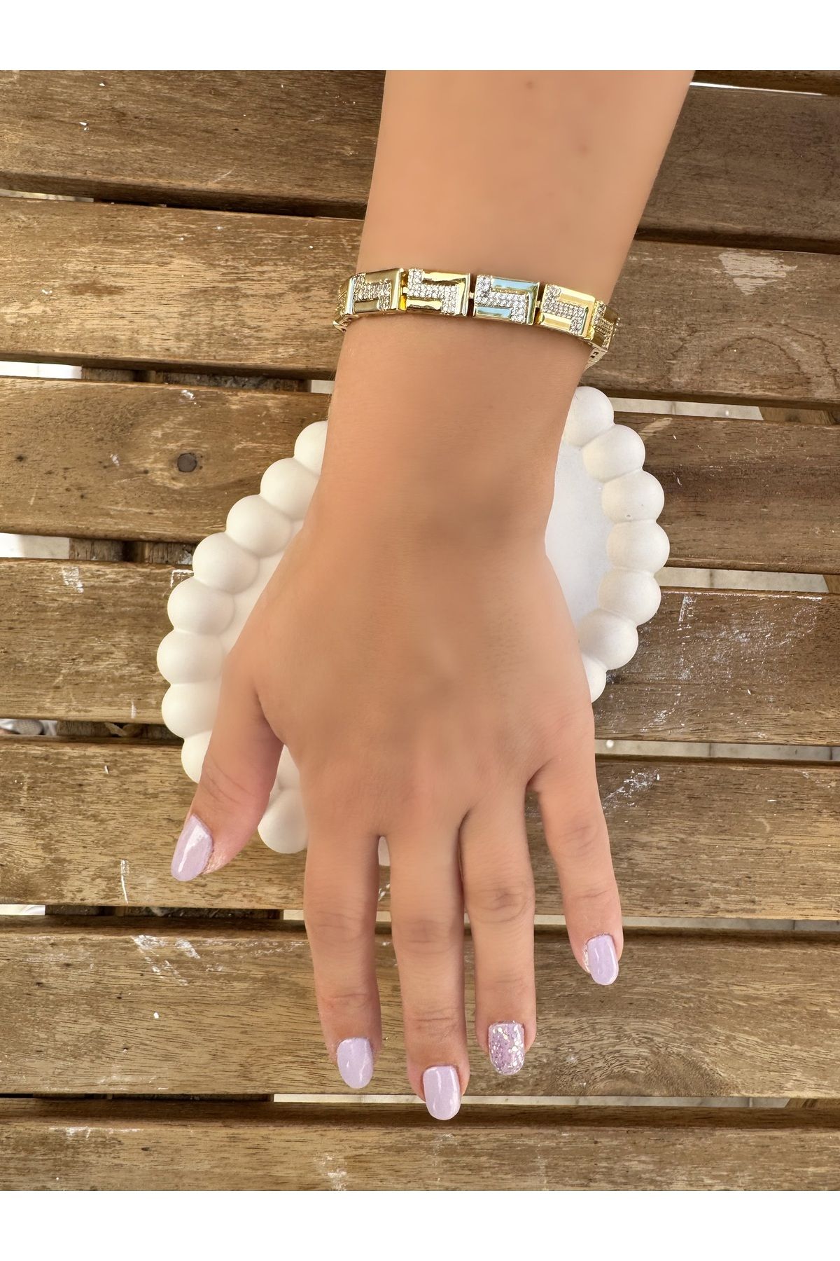 Gilia Jewelry Xuping Greek Desenli Bileklik