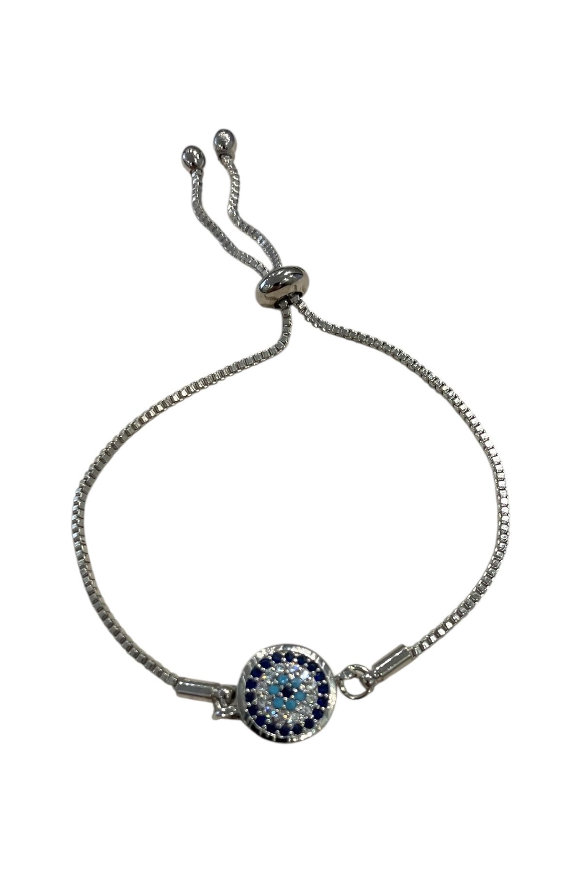 Lotus Design Nazar Gümüş Bileklik