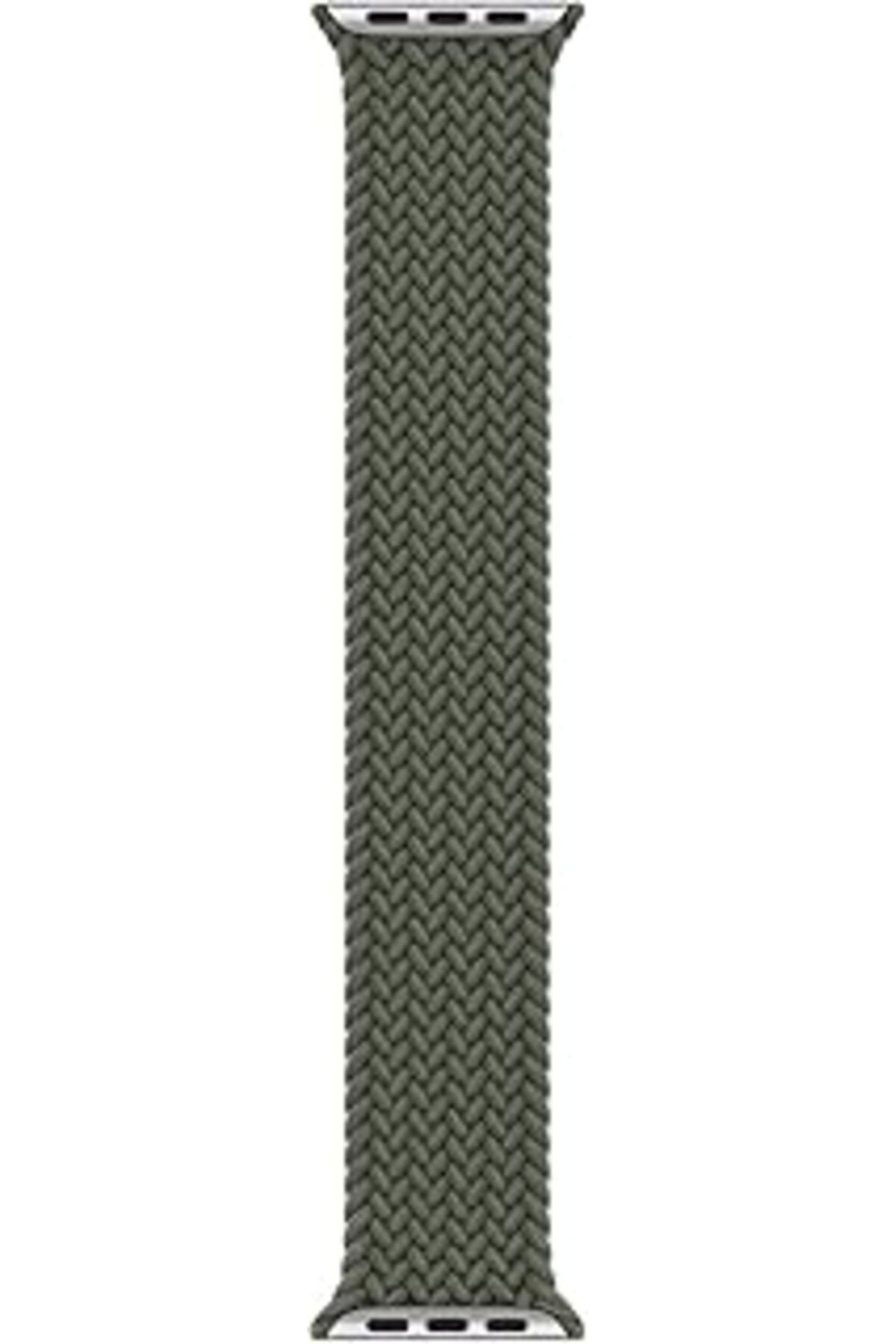 Pazarcan Microsonic Apple Watch Series 8 45Mm Kordon, (Large Size, 160Mm) Knitted Fabric Single Loop (Apple