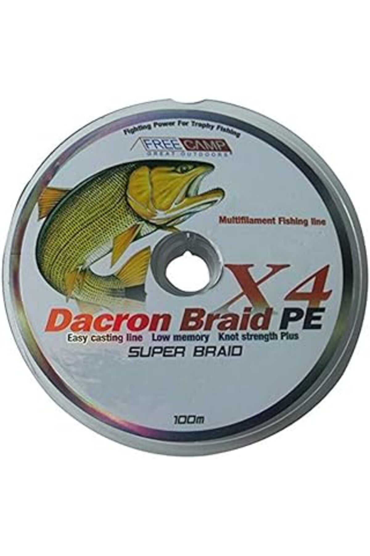 NZM TİCARET Free Camp Dakron 12 Braid 100 M, 0.37 Mm Olta Misinası