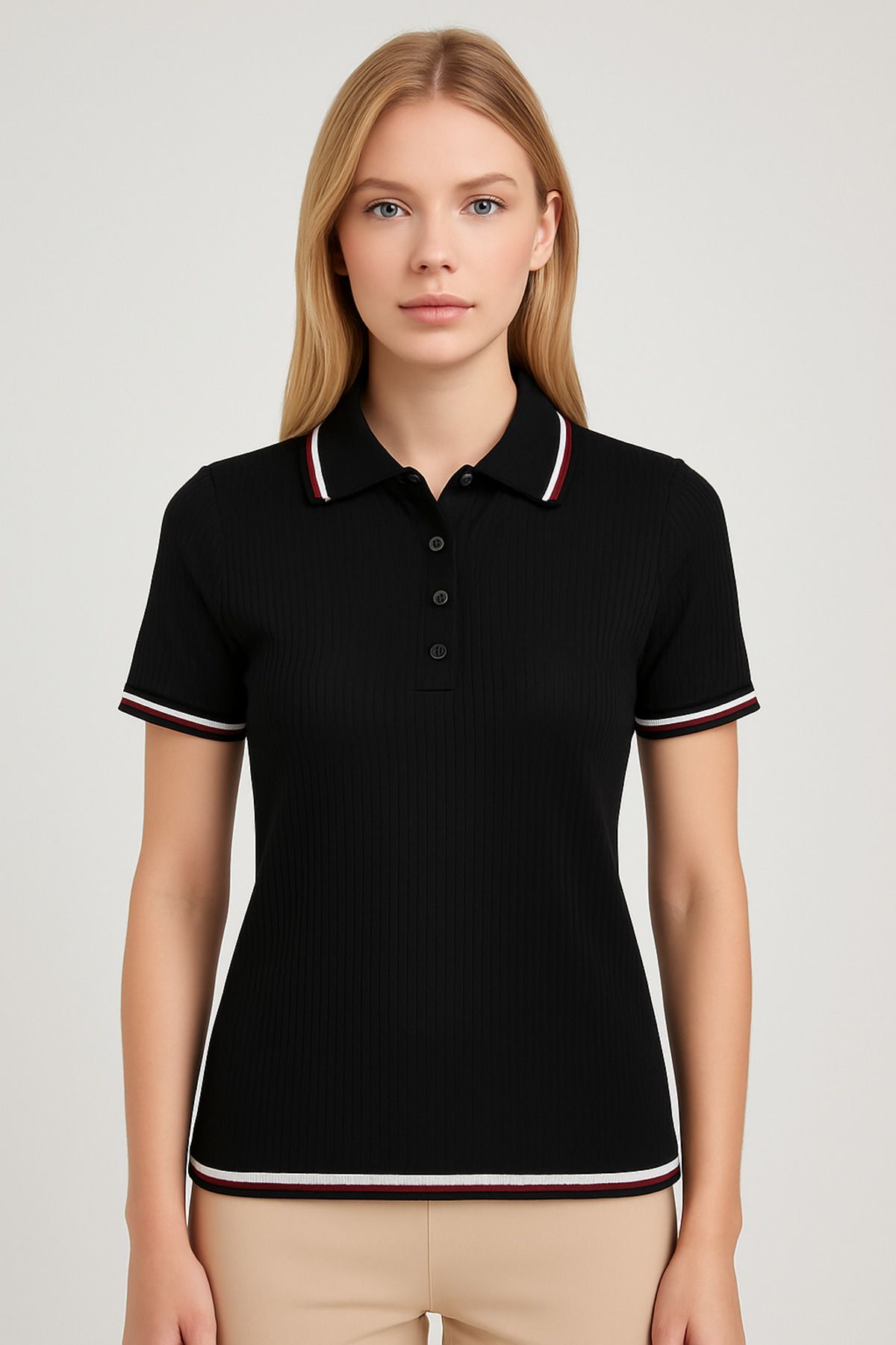 Butik Polo Yaka Crop