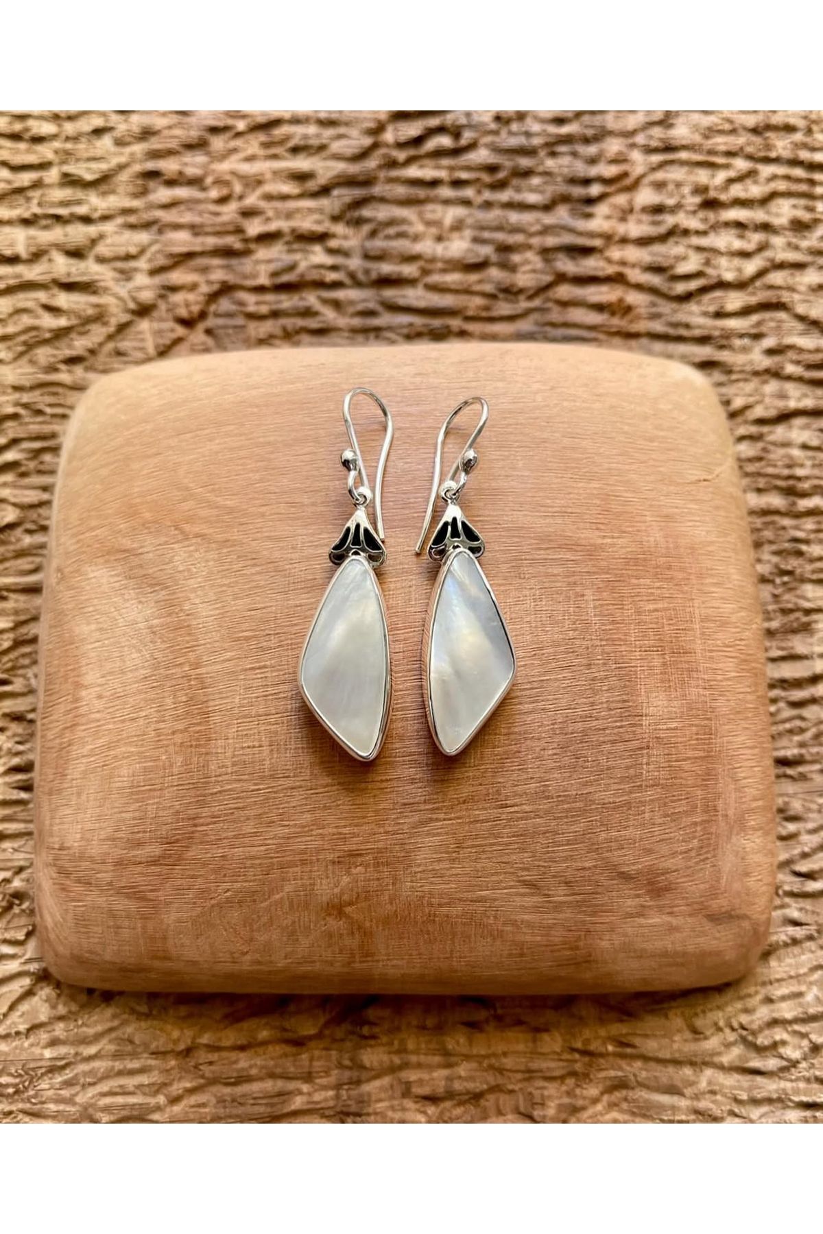 Apricity Silver Gümüş Taşlı El İşi Küpe