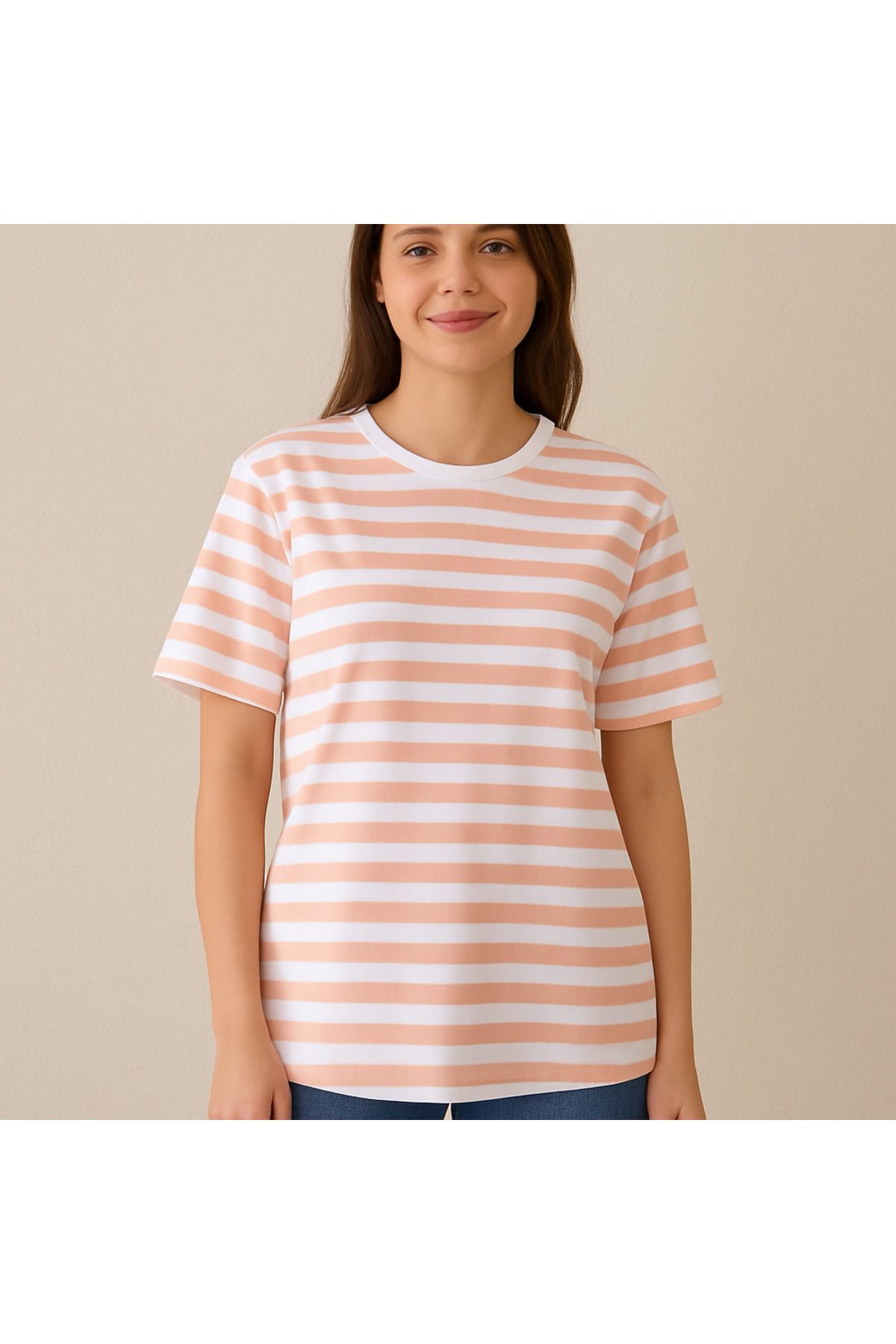 pnr Standart Beden oversize 36-46- Pamuklu T Shirt