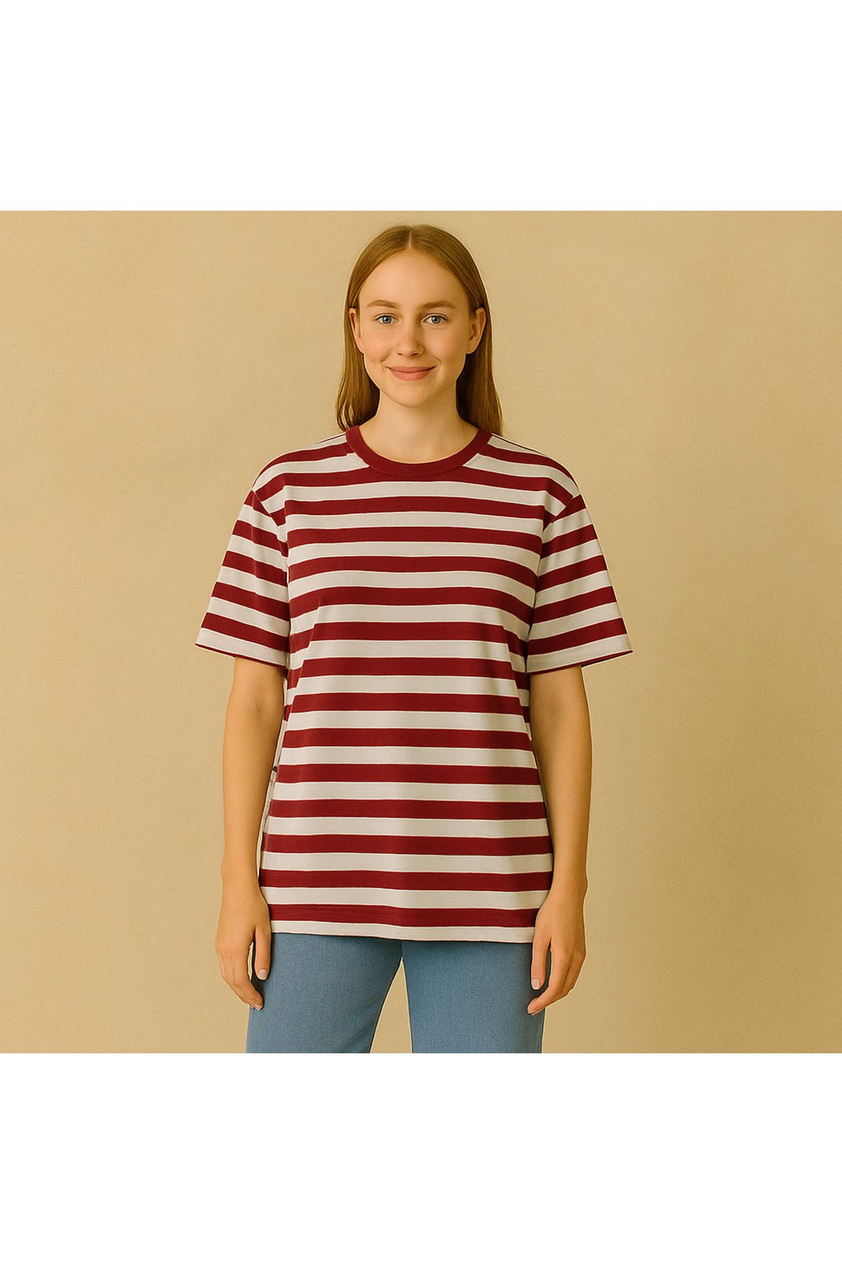 pnr Standart Beden oversize 36-46- Pamuklu T Shirt