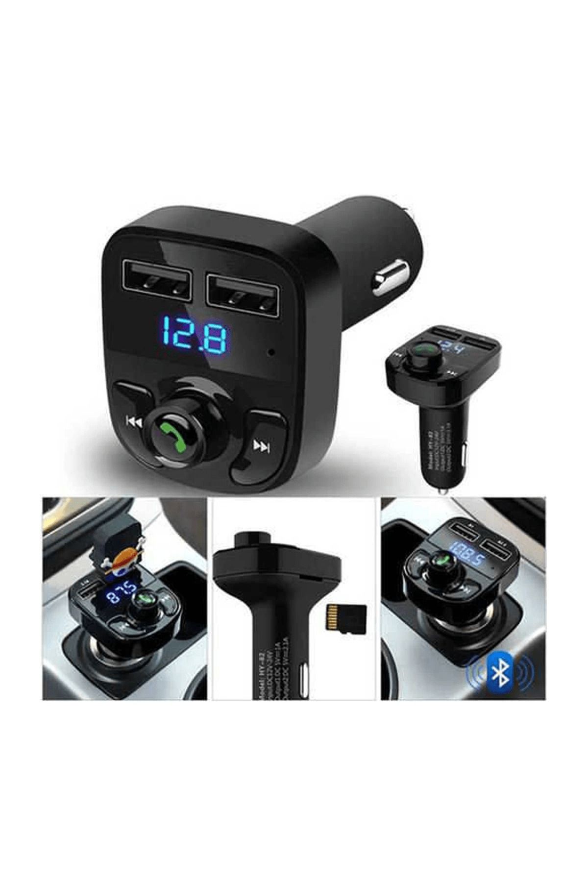 melfxxl eticaret Bluetooth Fm Transmitter Car X8 ( Lisinya )