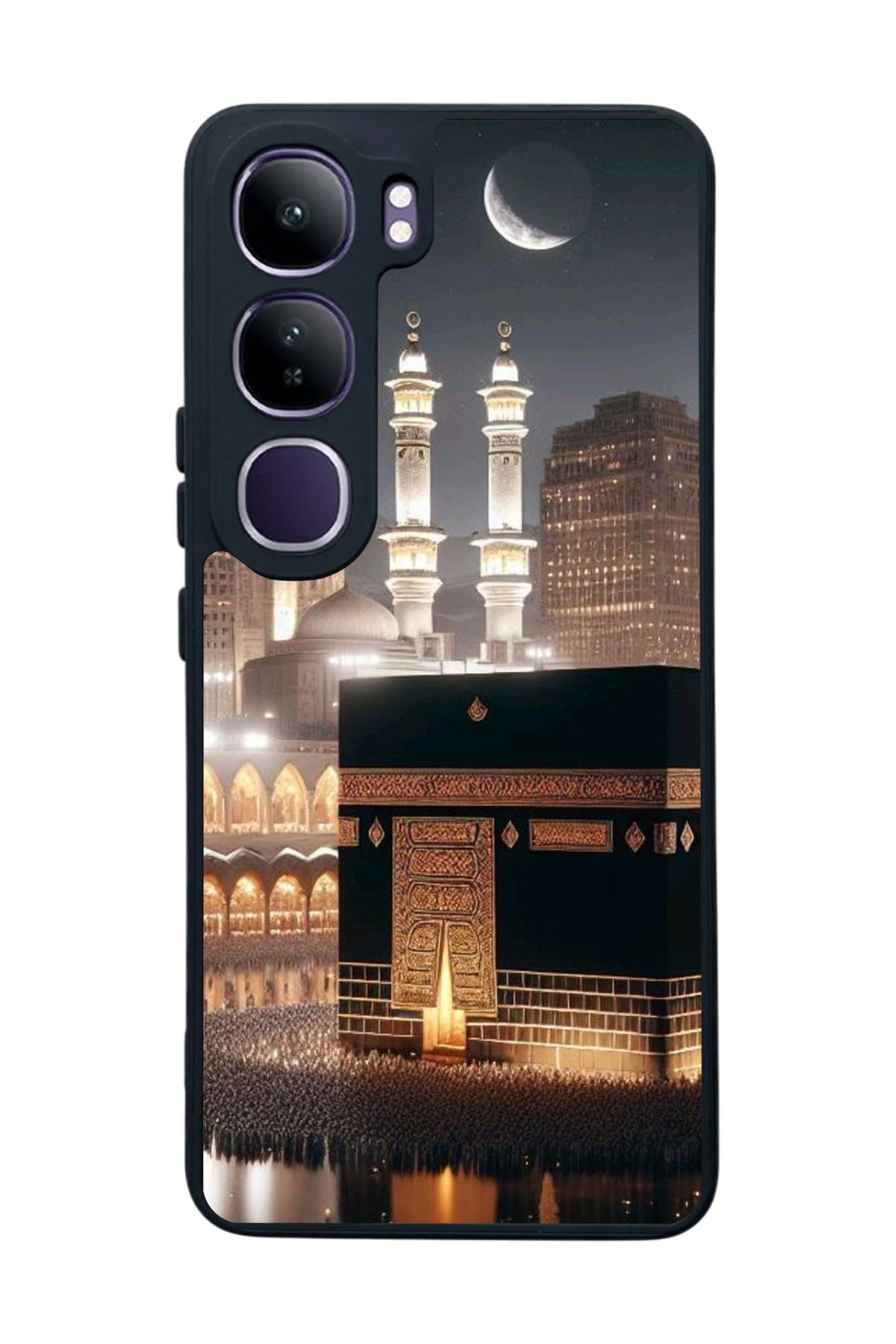 BGAKSESUAR Vivo V40 Lite Uyumlu Mat Siyah Kılıf – Yumuşak Silikon, Koruyucu, Şok Emici Kapak