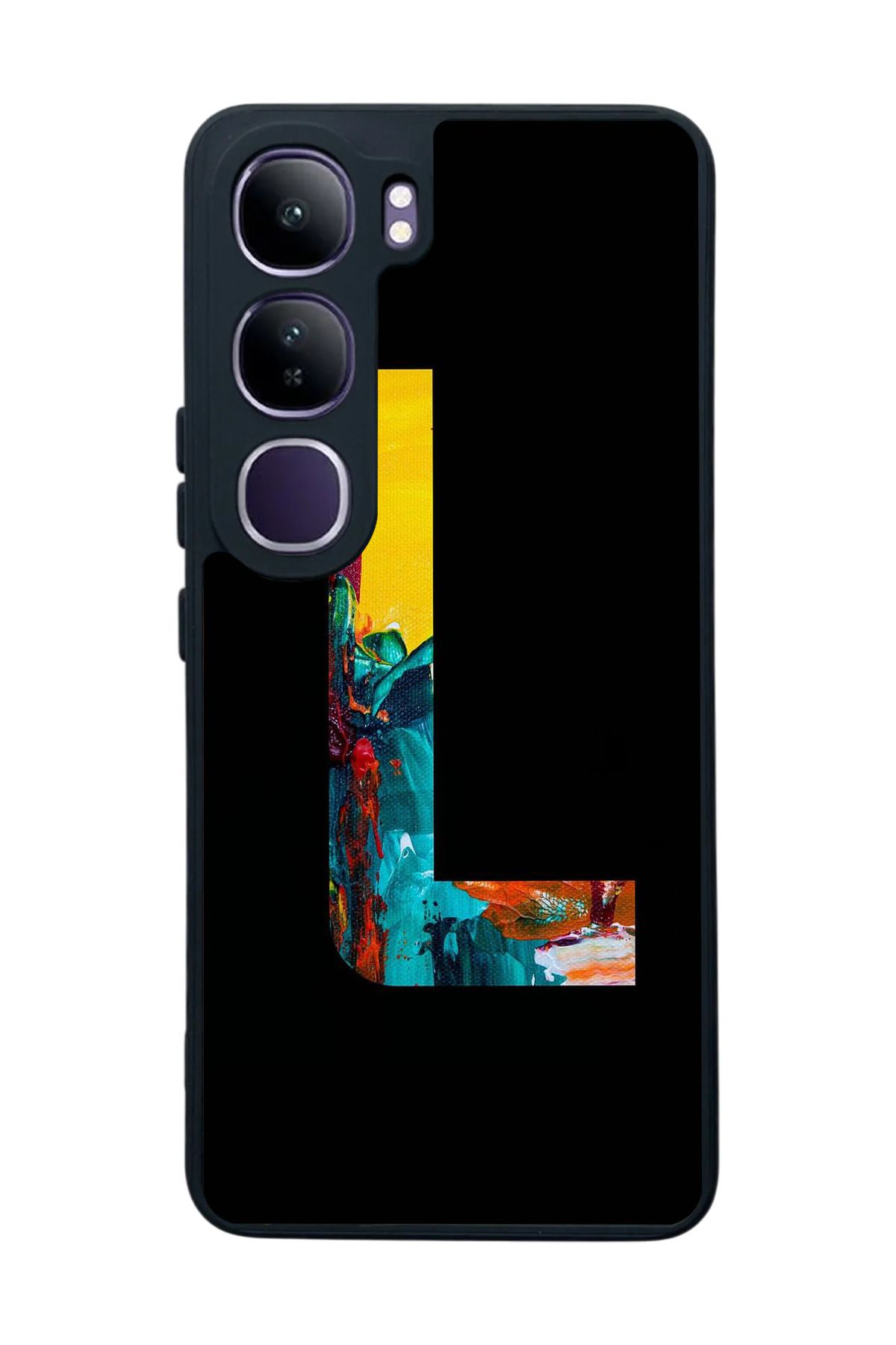 BGAKSESUAR Vivo V40 Lite Uyumlu Mat Siyah Kılıf – Yumuşak Silikon, Koruyucu, Şok Emici Kapak