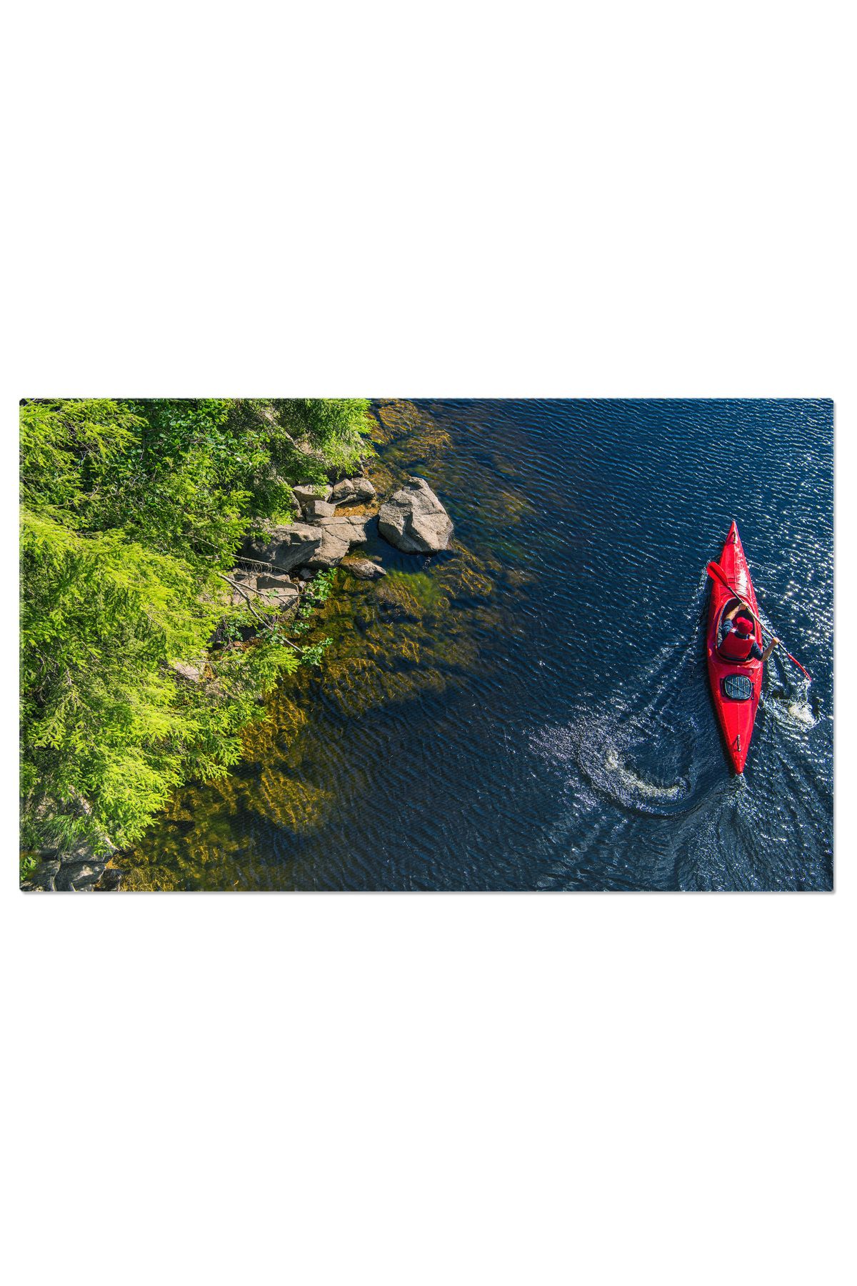 StoryGift Romania Tablou Canvas - Paddleboard Pe Apa: Vacanta De Vara In Natura - 40 x 25