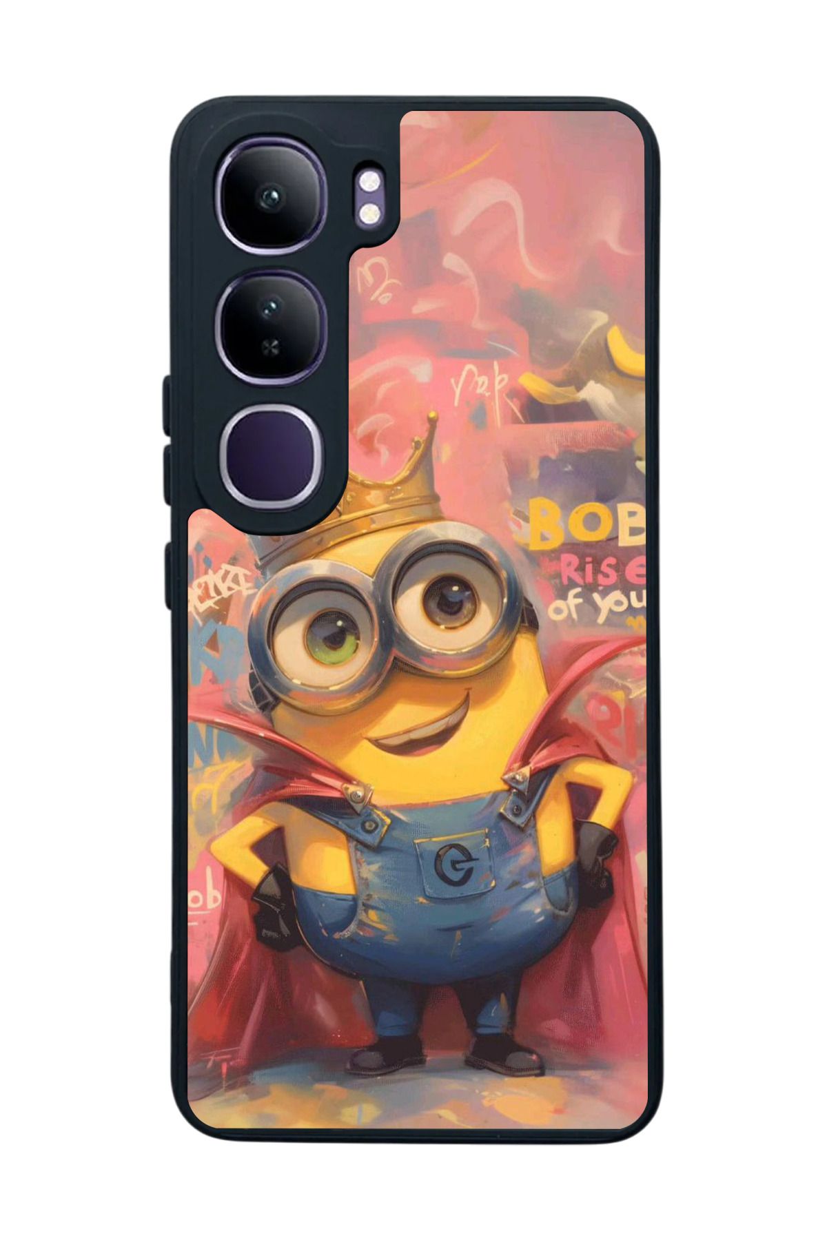 BGAKSESUAR Vivo V40 Lite Uyumlu Mat Siyah Kılıf – Yumuşak Silikon, Koruyucu, Şok Emici Kapak