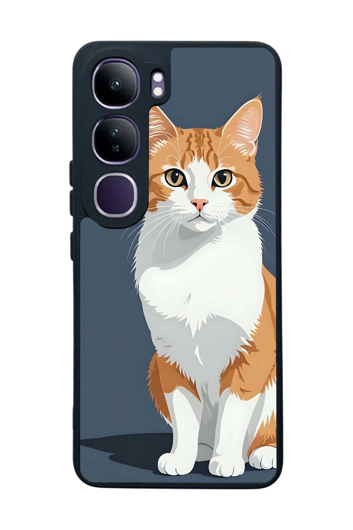 BGAKSESUAR Vivo V40 Lite Uyumlu Mat Siyah Kılıf – Yumuşak Silikon, Koruyucu, Şok Emici Kapak uyumlu