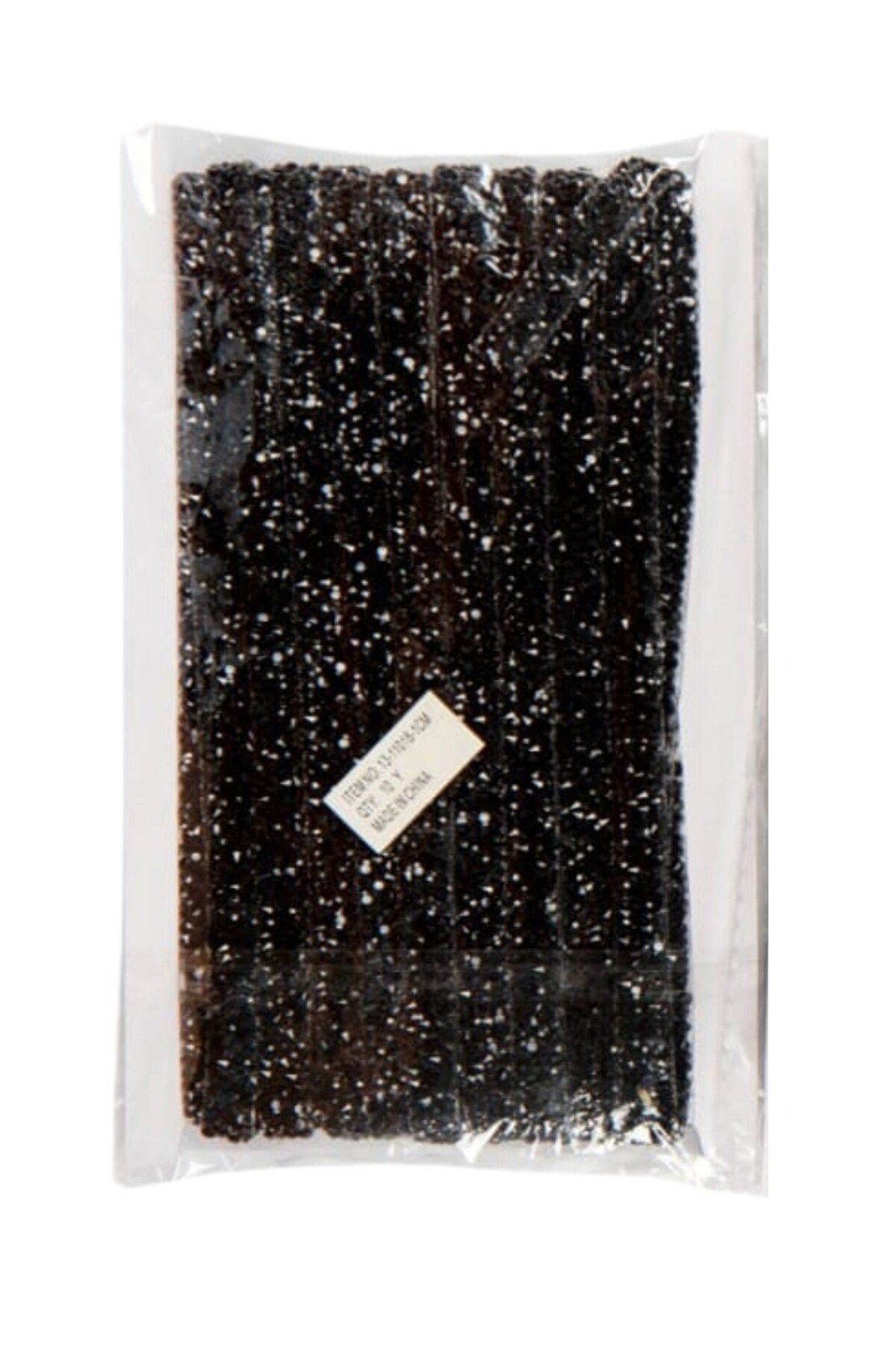 Modafiks Silikon Yapışkanlı Taş Siyah 1 Metre 1 cm 10 metre