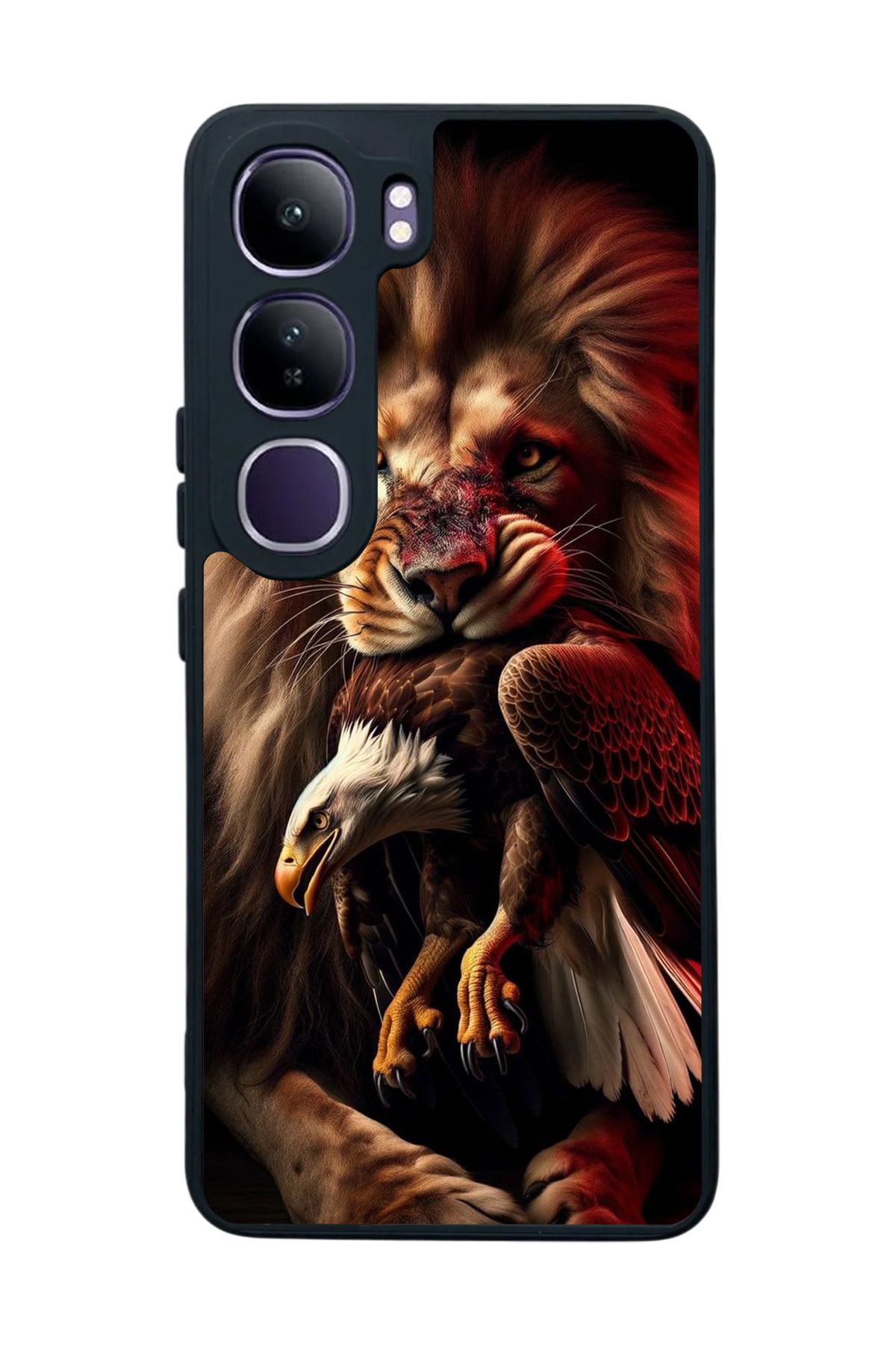 BGAKSESUAR Vivo V40 Lite Uyumlu Mat Siyah Kılıf – Yumuşak Silikon, Koruyucu, Şok Emici Kapak